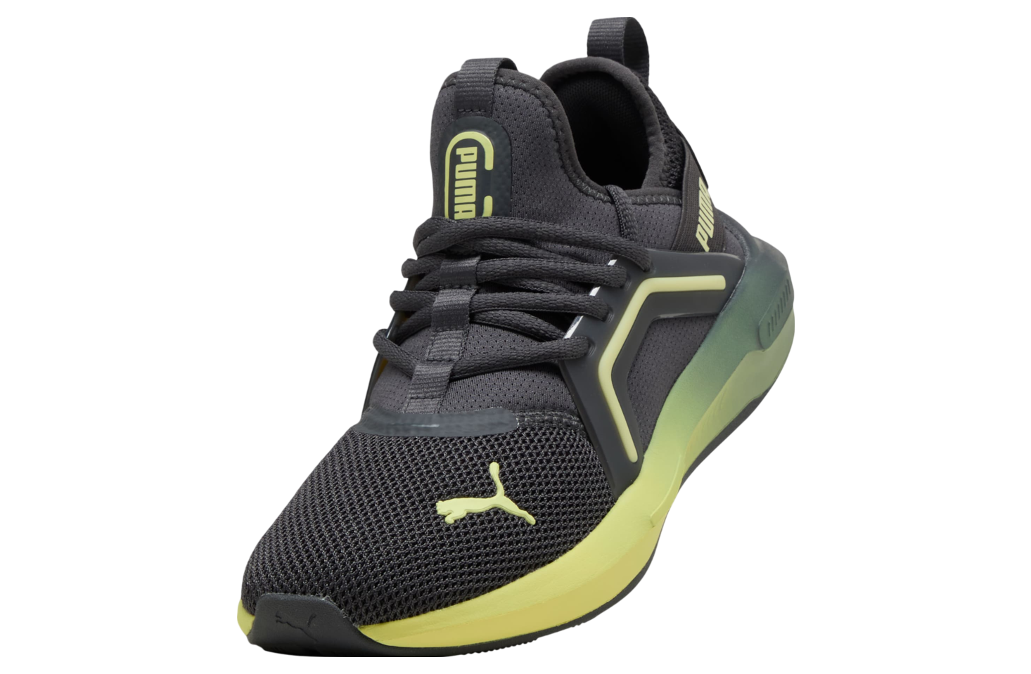 Puma Softride Enzo 5 GS Dusky Gray / Fresh Yellow