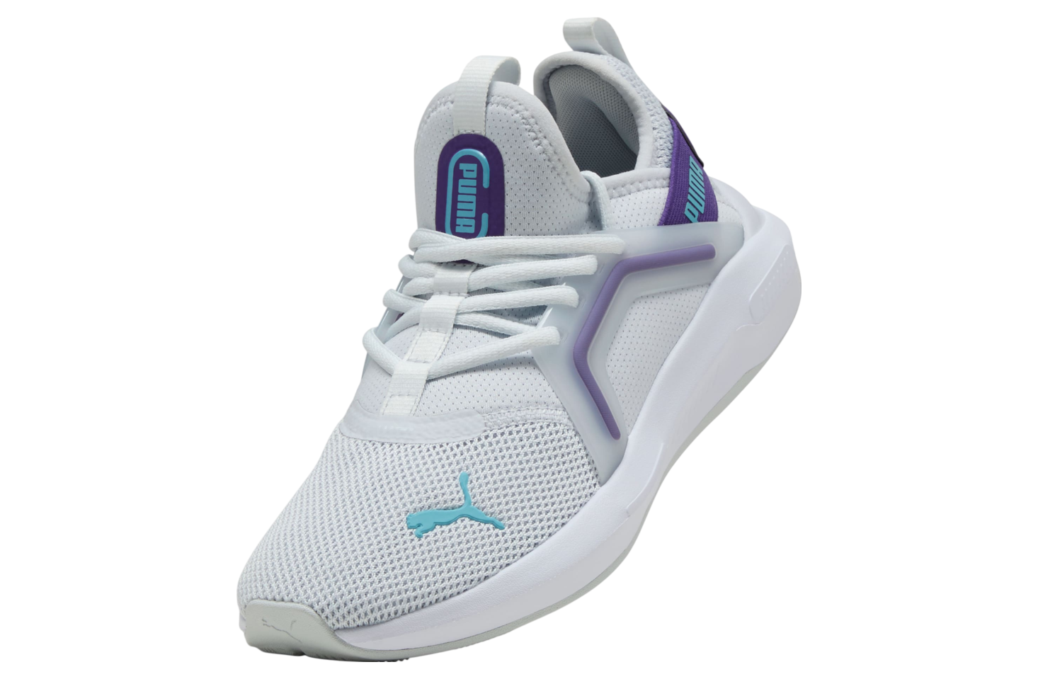 Puma Softride Enzo 5 GS Silver Mist / Team Violet