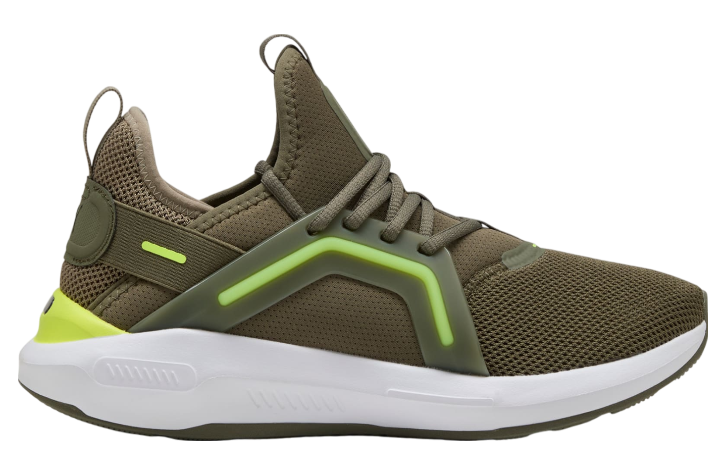 Puma Softride Enzo 5 Loden Green / Yellow Alert