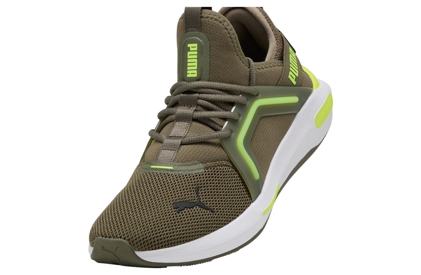 Puma Softride Enzo 5 Loden Green / Yellow Alert