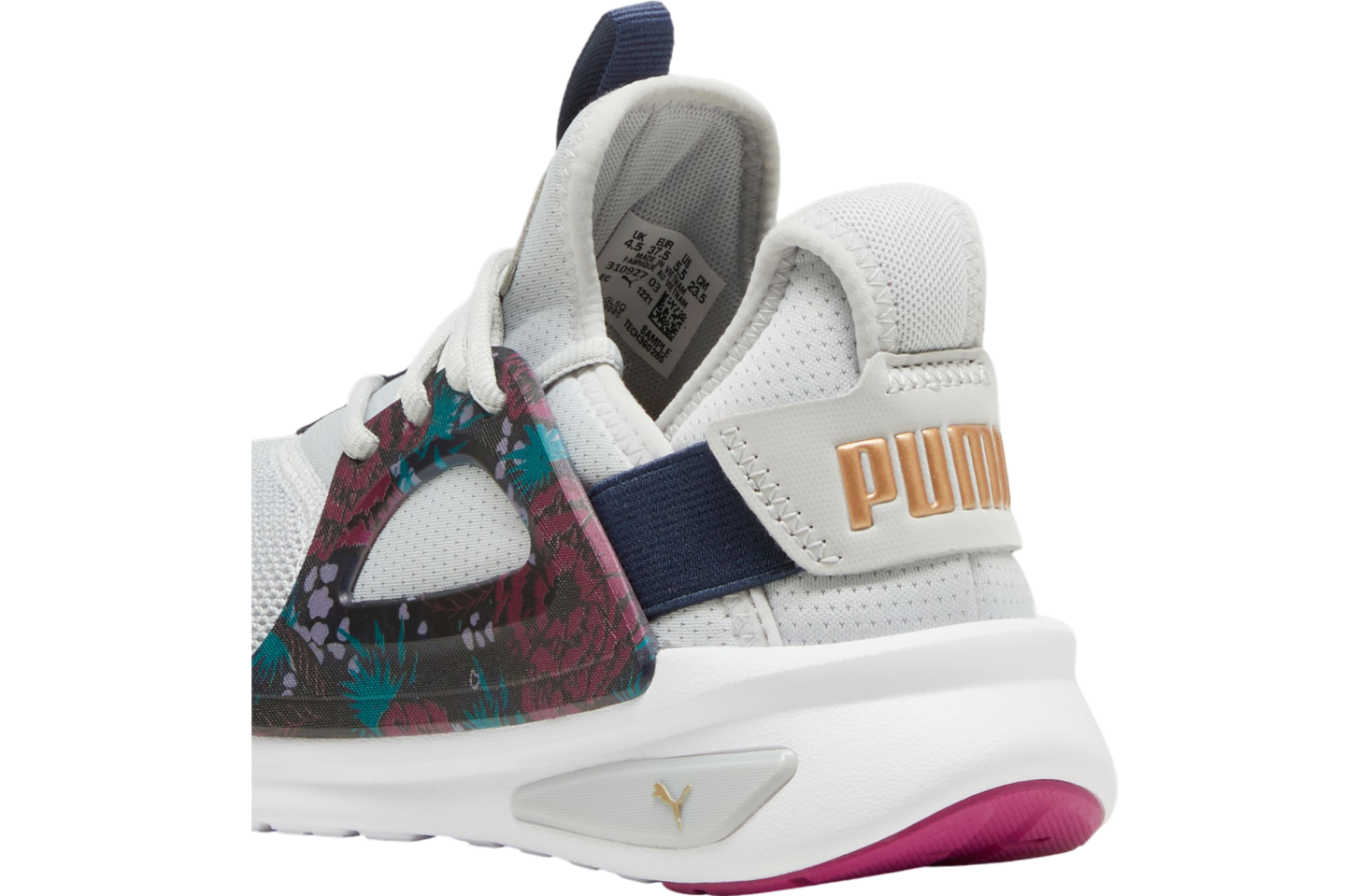 Puma Softride Enzo Evo Blooms Women Cool Light Gray / Club Navy