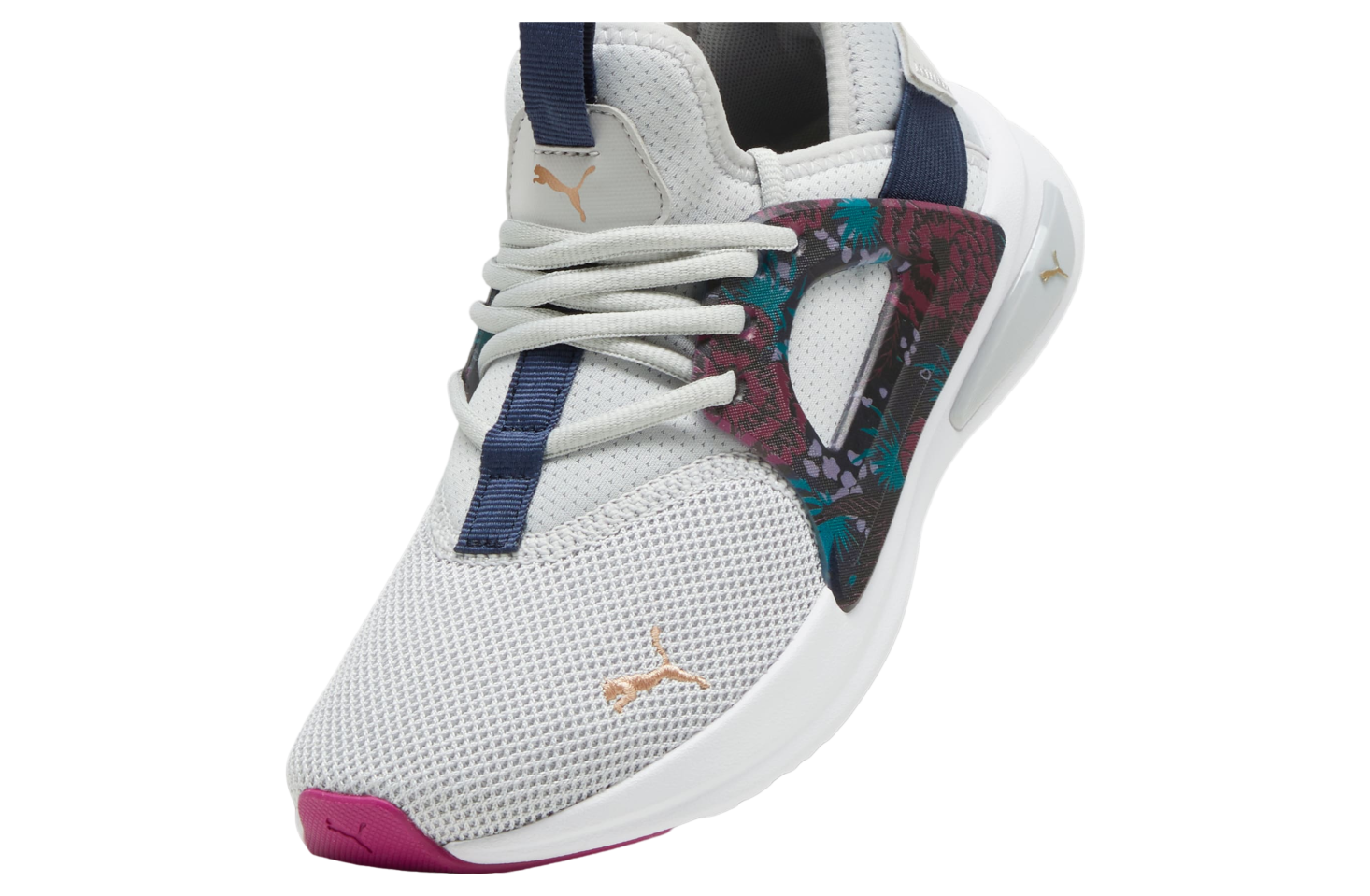 Puma Softride Enzo Evo Blooms Women Cool Light Gray / Club Navy