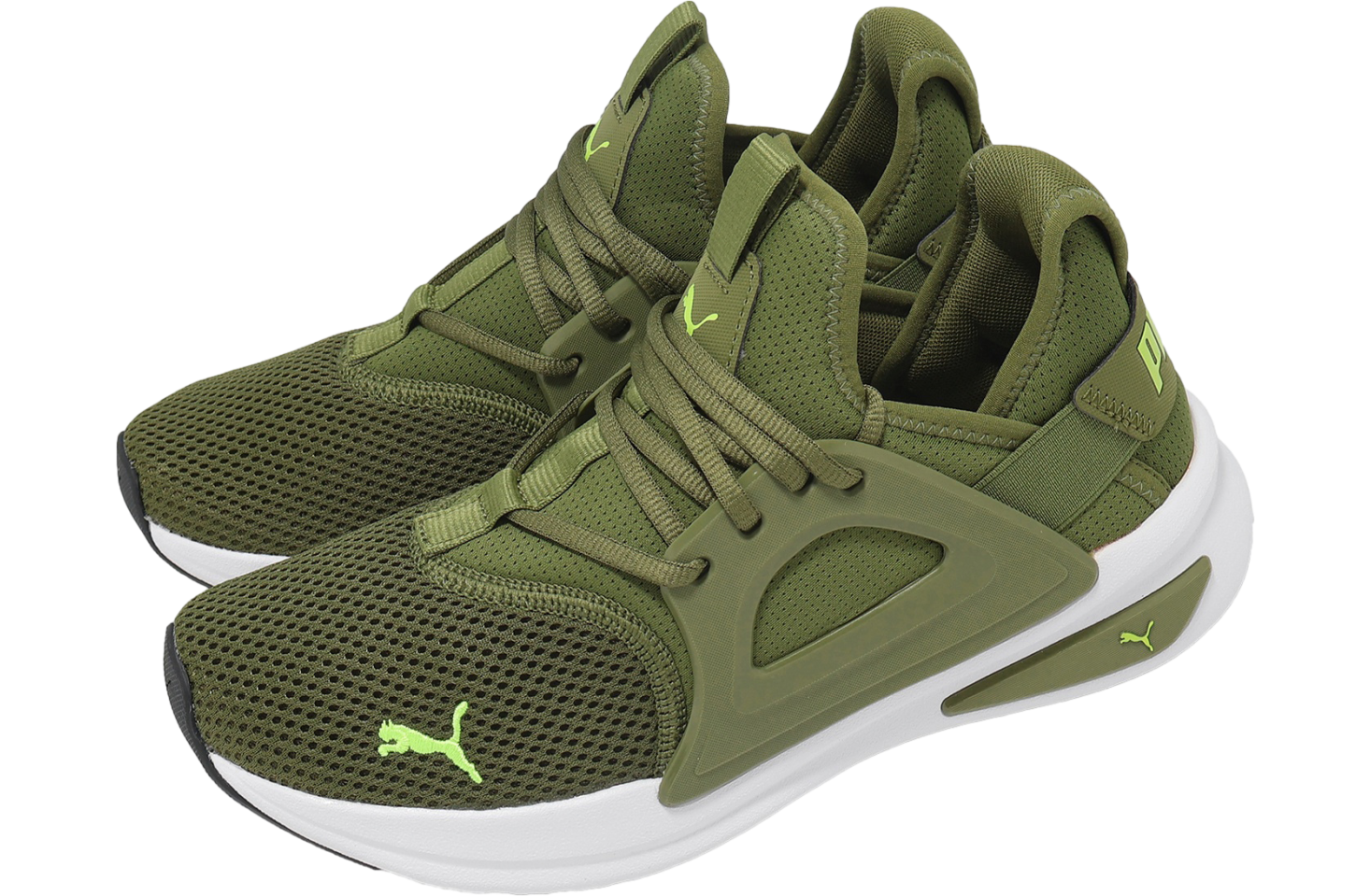Puma Softride Enzo Evo Olive / Electric Lime