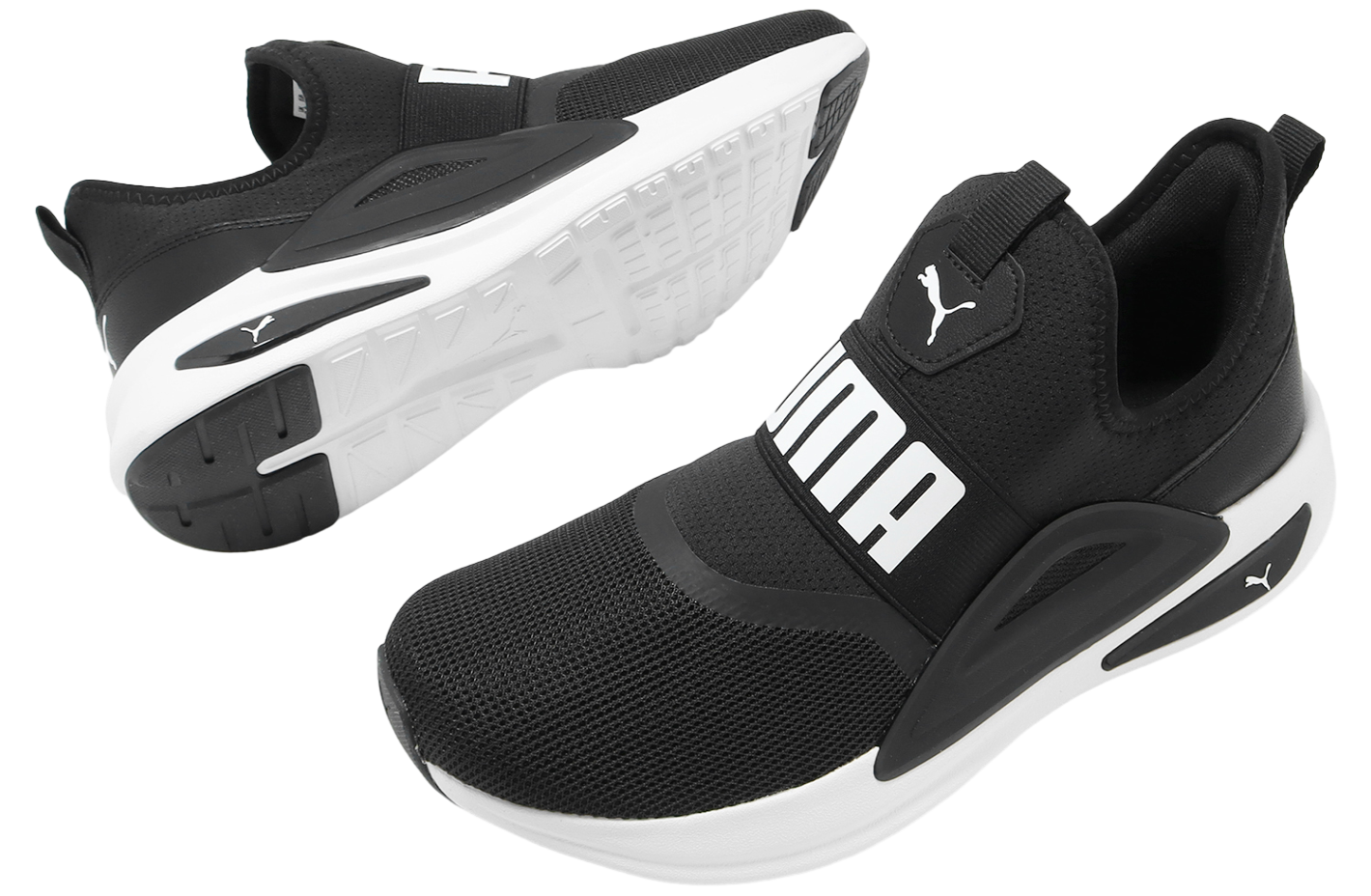 Puma Softride Enzo Evo Slip-on Black / White