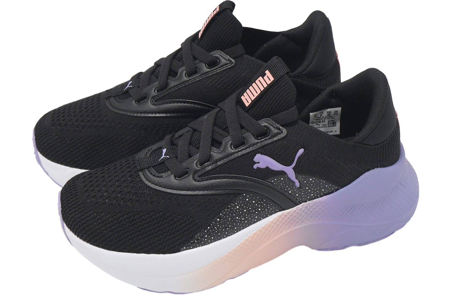 Puma Softride Mayve BlurryDreams JR GS Black / Purple