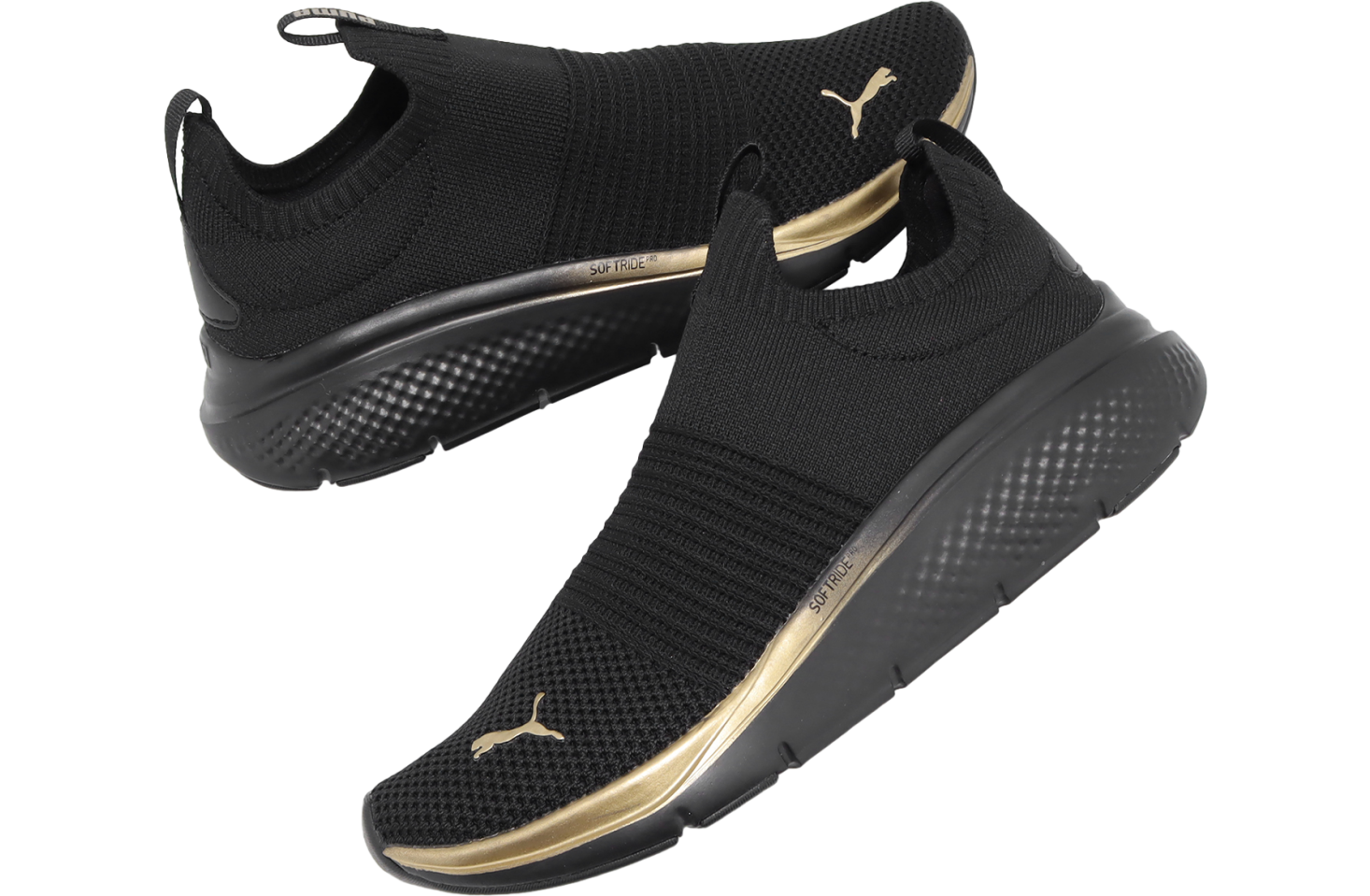 Puma Softride Pro Echo Slip Metal Wmns Black / Gold