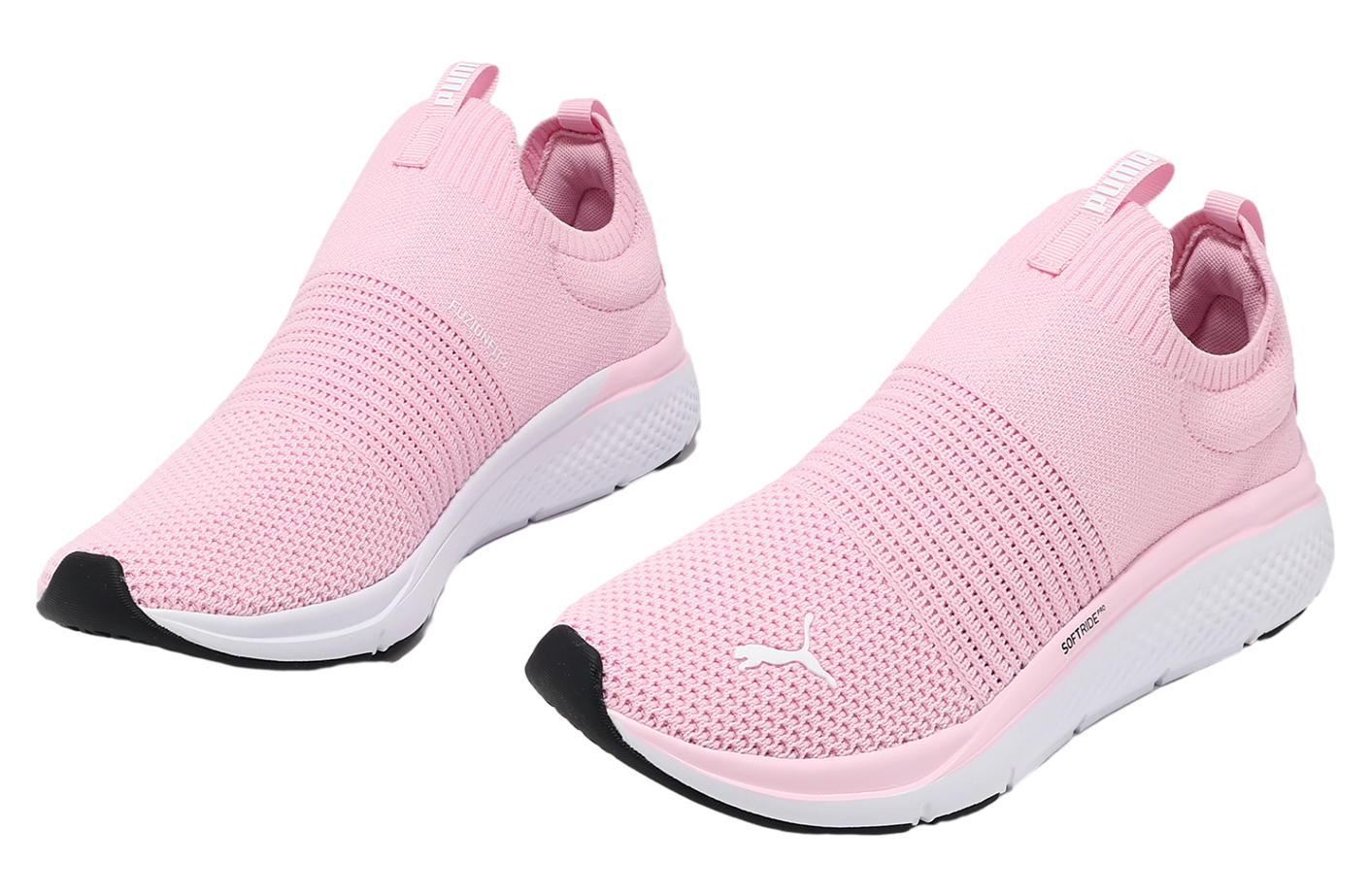 Puma Softride Pro Echo Slip-on Whisp Of Pink / White