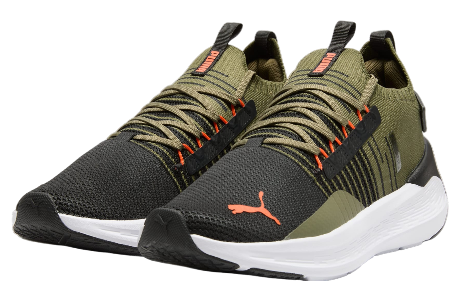 Puma Softride Symmetry Fuzion Olive / Black