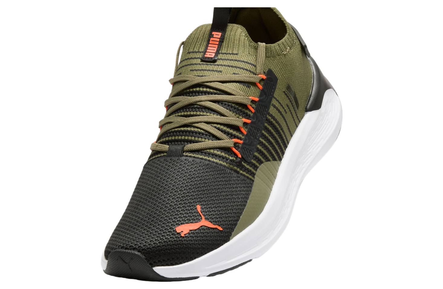 Puma Softride Symmetry Fuzion Olive Black