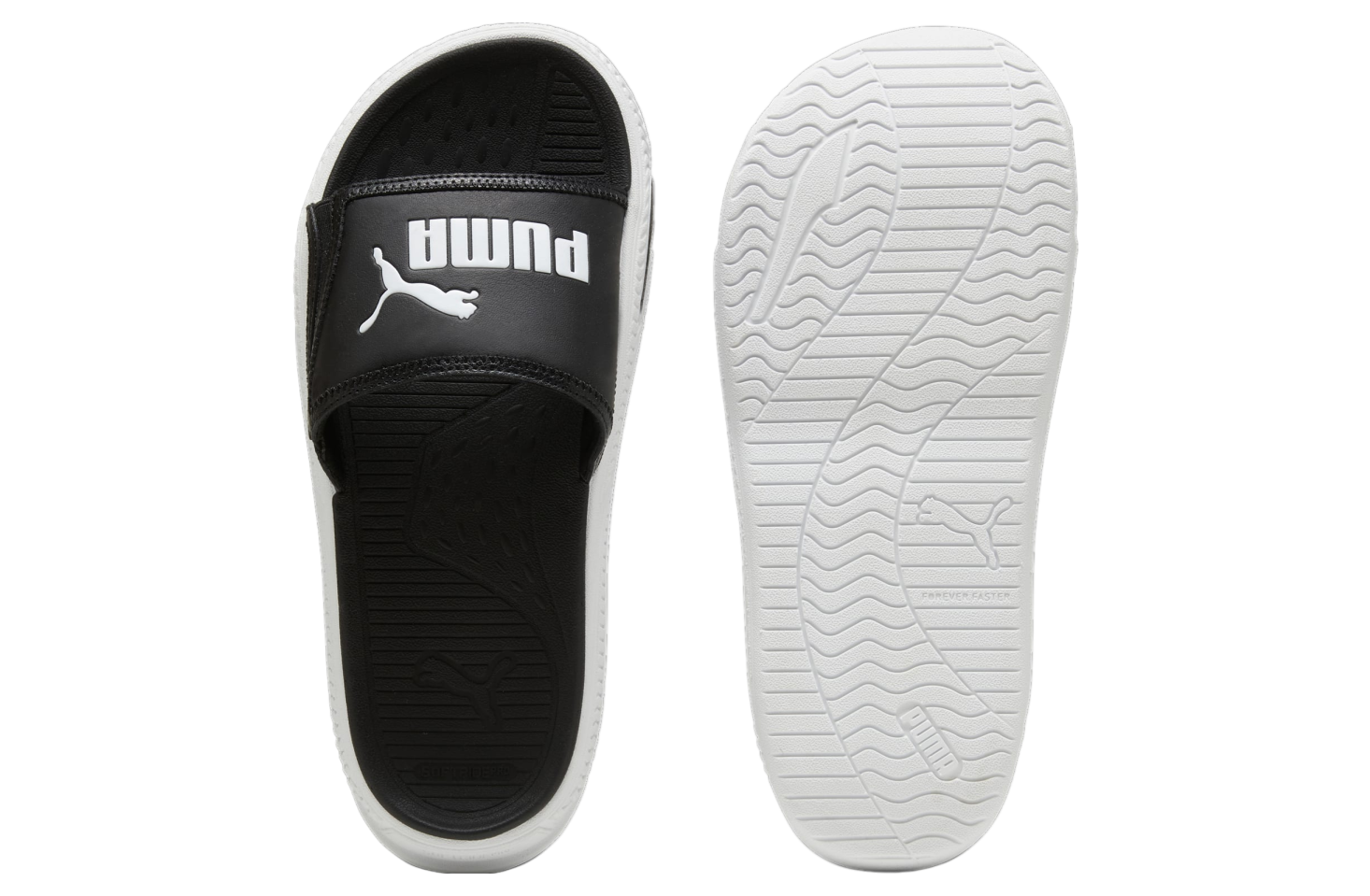 Puma Softridepro Slide 24 Black / White