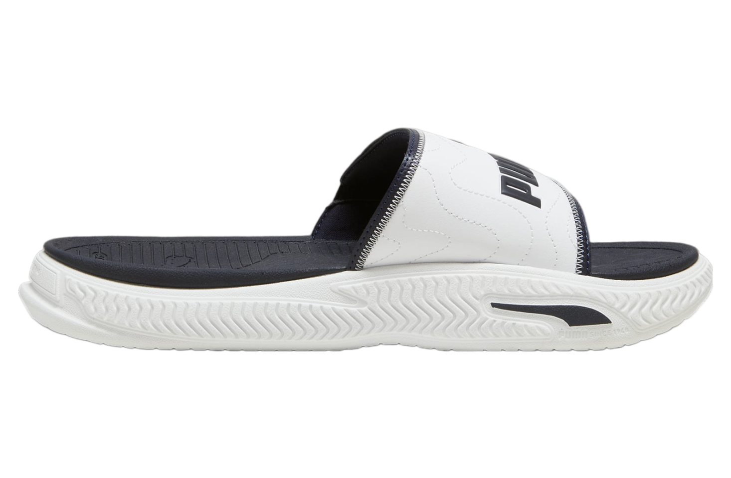 Puma Softridepro Slide 24 White / New Navy