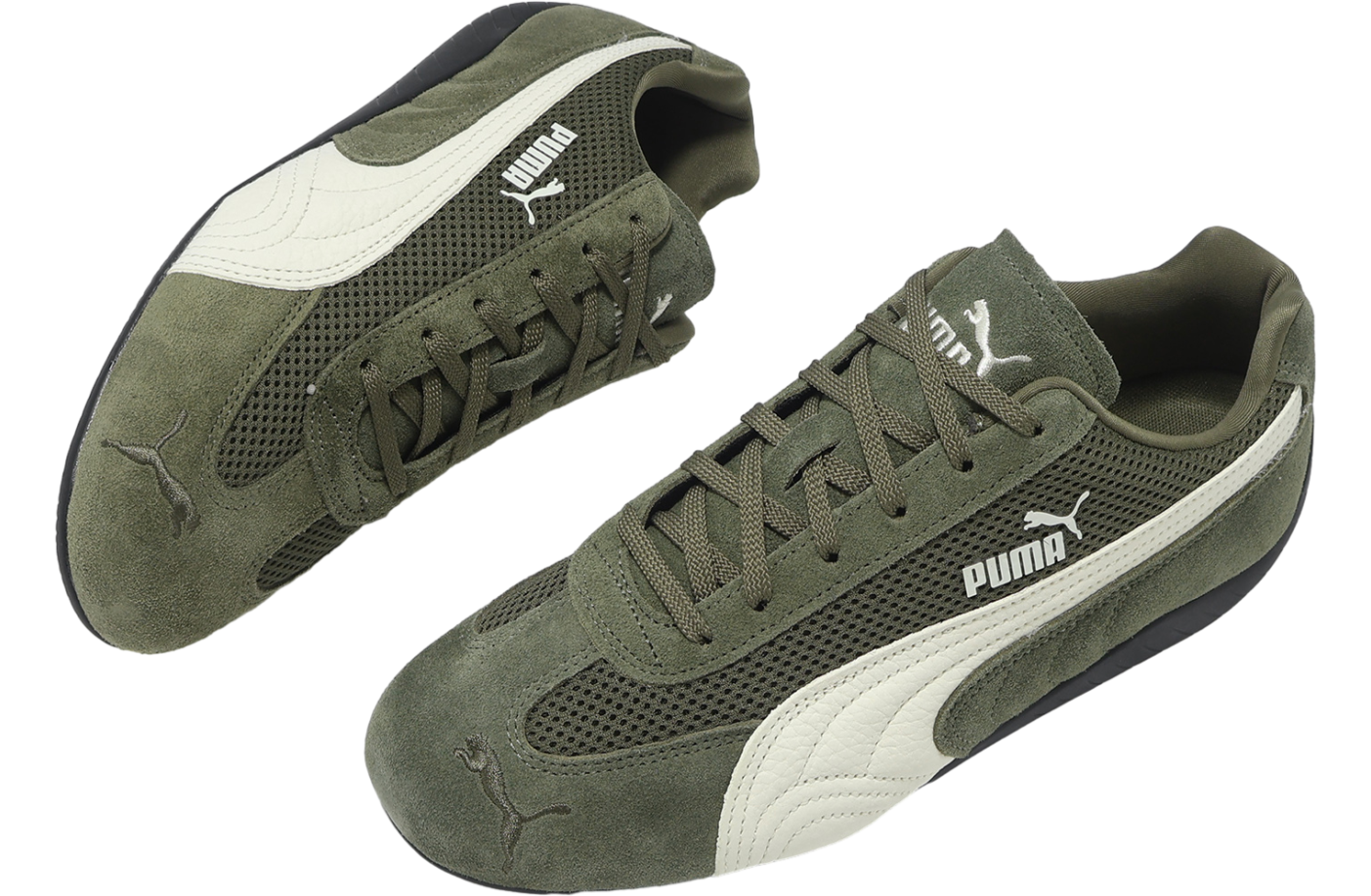 Puma Speedcat Mesh Loden Green / Warm White - Aug 2025