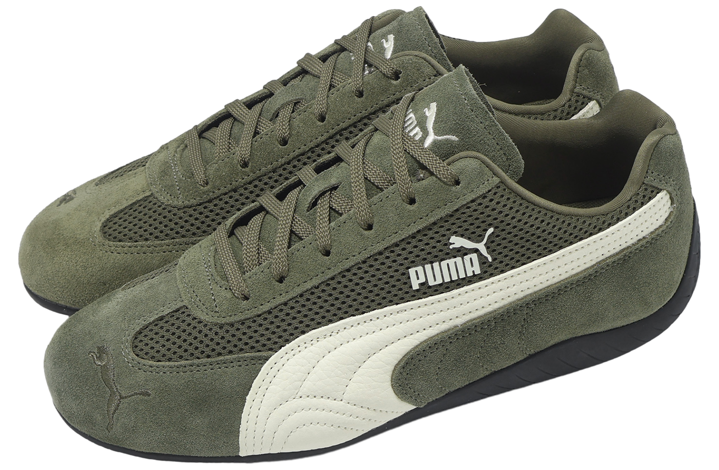 ★ PUMA★ Speedcat Mesh Khaki Warm White 40437002 404370-02 Speedcat Mesh Unisex | PUMA