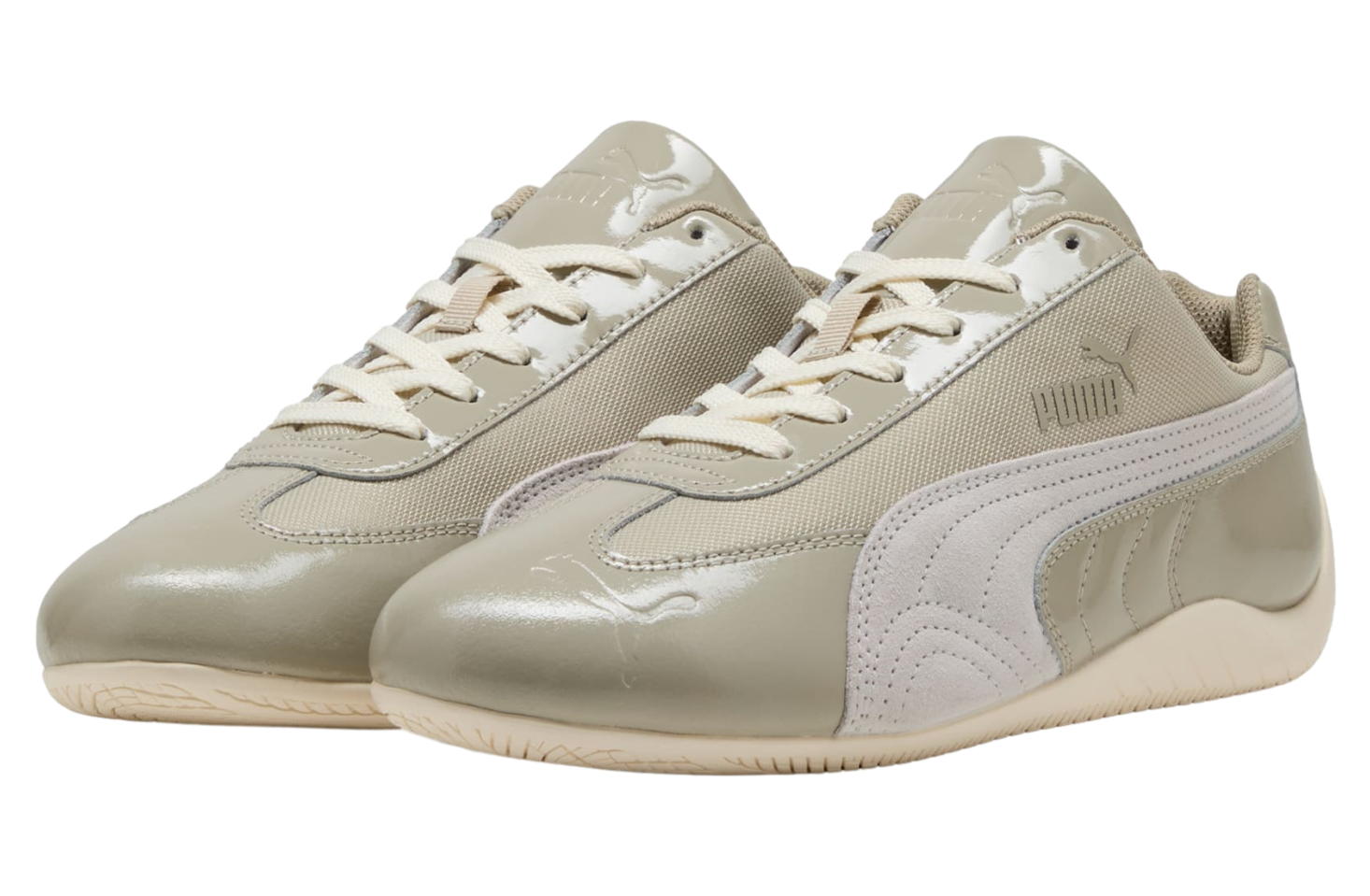 Puma Speedcat Patent Pebble Gray / Feather Gray