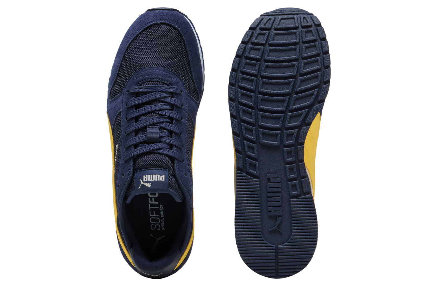 Puma St Miler Navy / Sunny Yellow