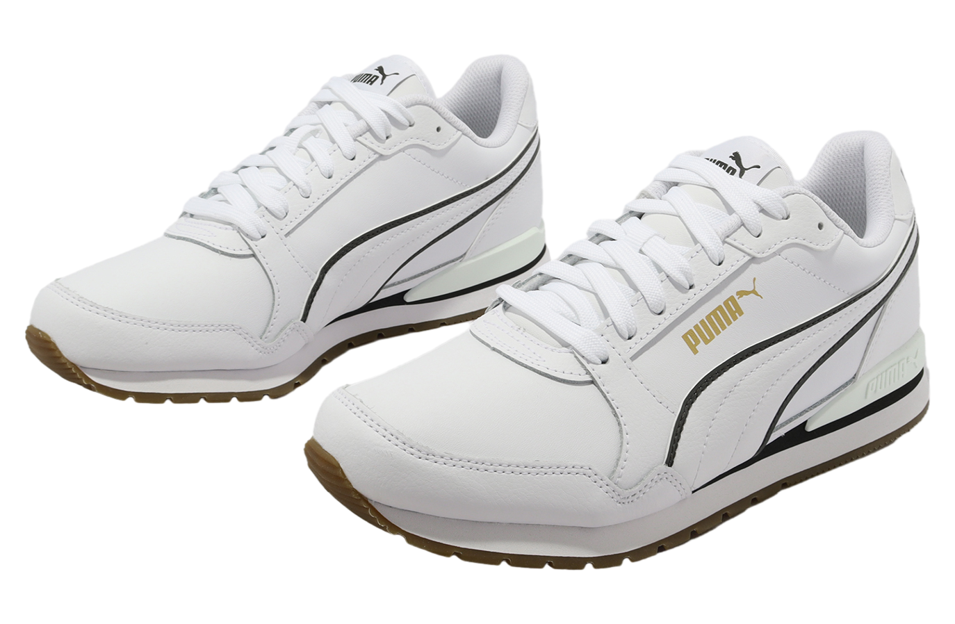 Puma St Runner V3 Bold White / Forest Night