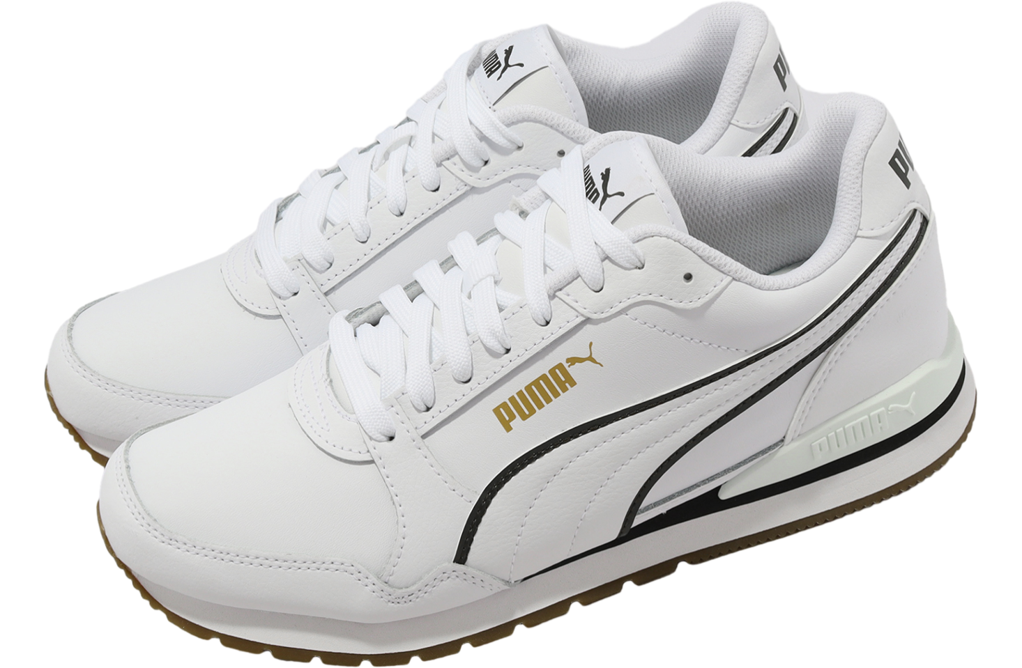 Puma St Runner V3 Bold White / Forest Night