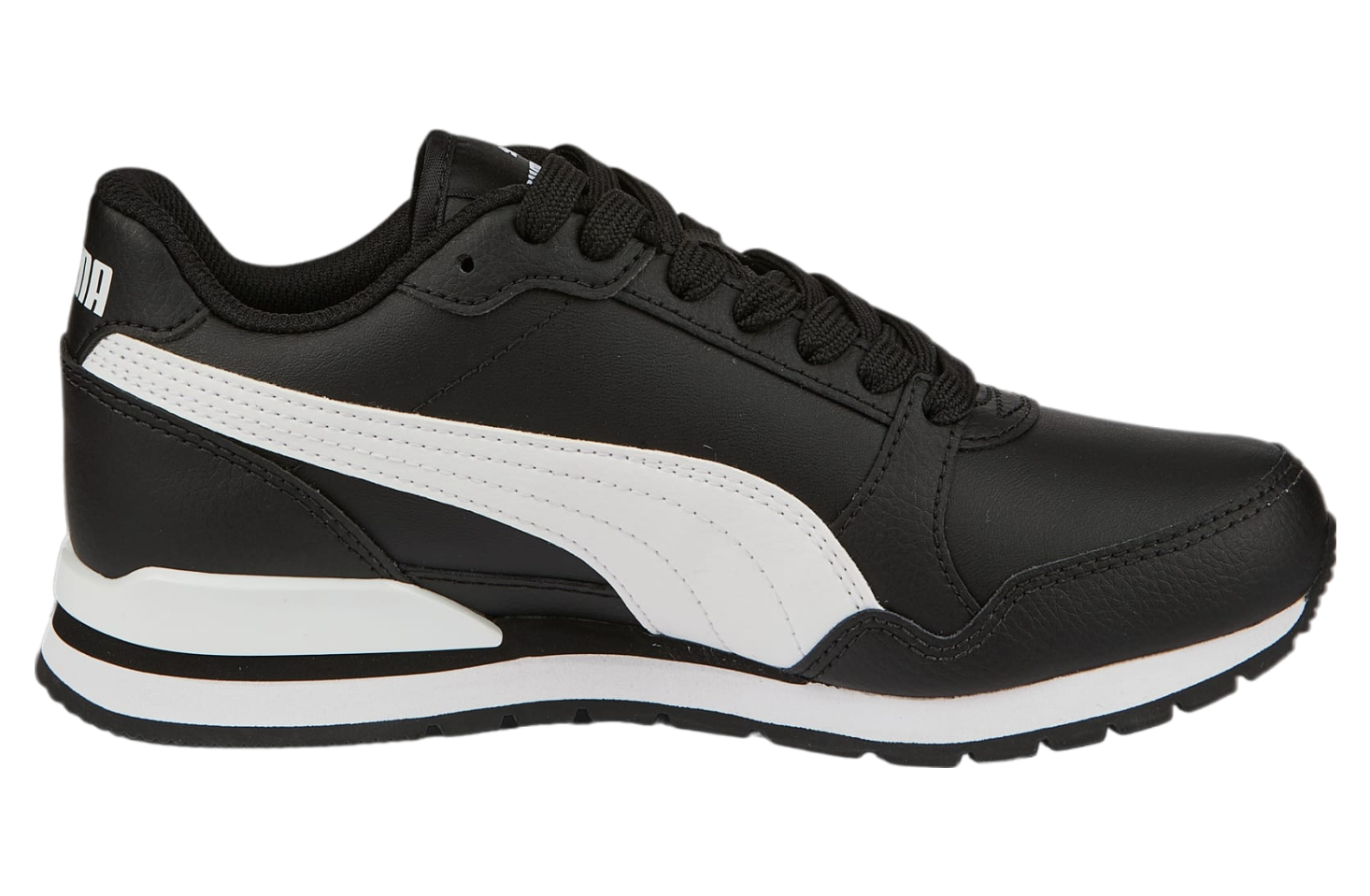 Puma St Runner V3 Leather GS Black / White