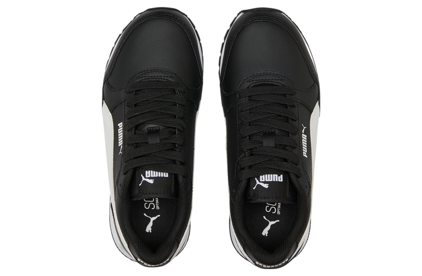 Puma St Runner V3 Leather GS Black / White