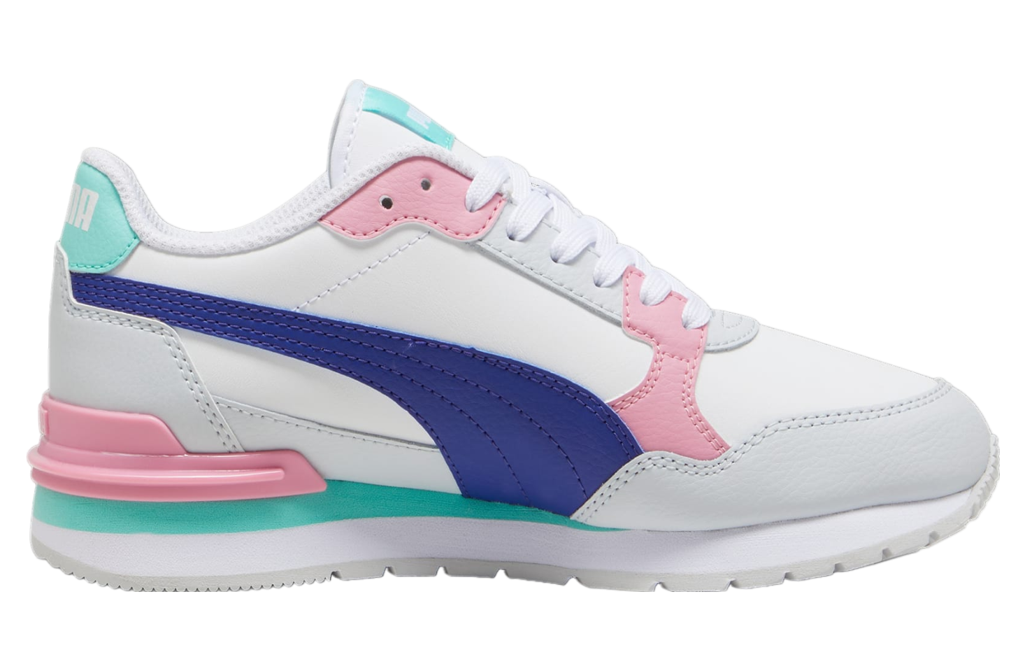 Puma St Runner V4 Leather GS White / Lapis Lazuli