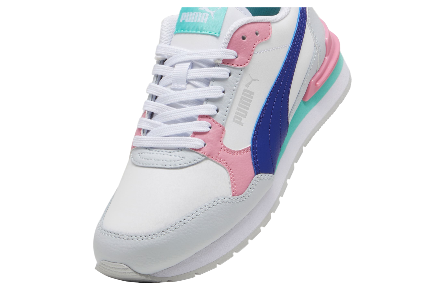 Puma St Runner V4 Leather GS White / Lapis Lazuli