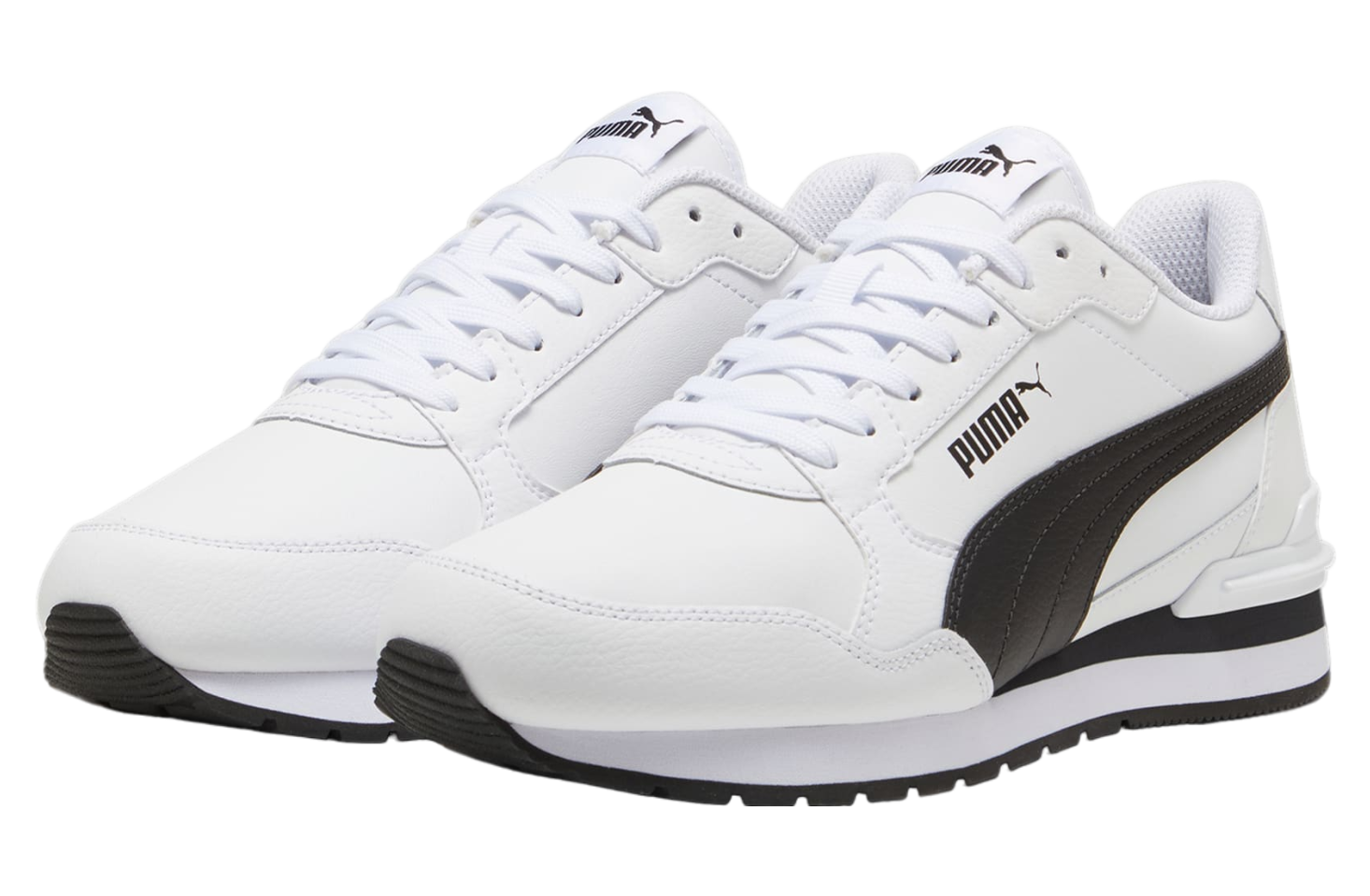 Puma St Runner V4 Leather White / Cast Iron