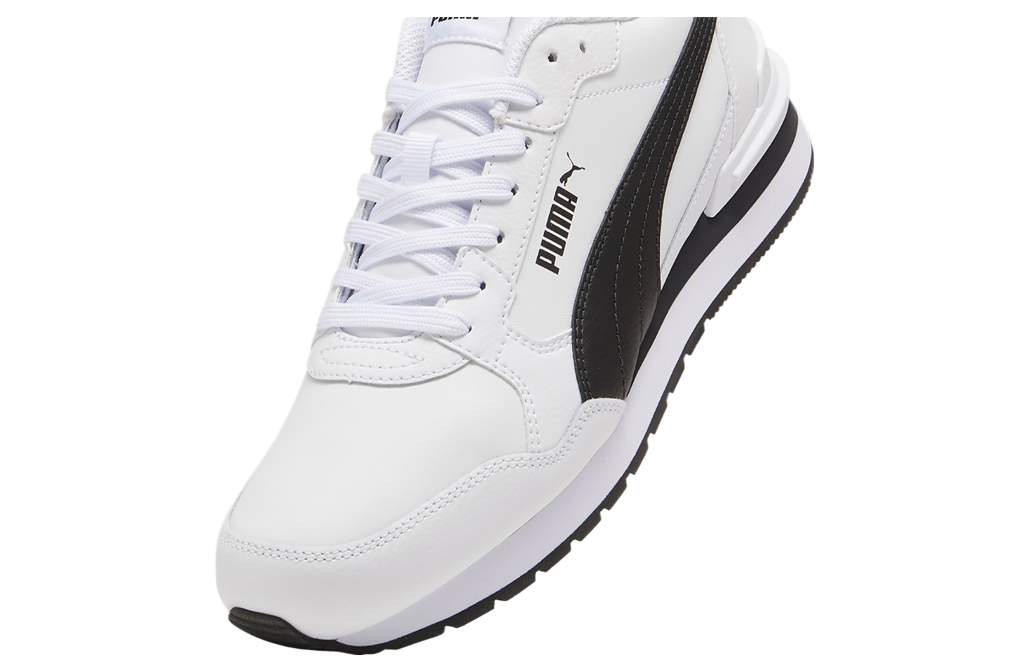 Puma St Runner V4 Leather White / Cast Iron