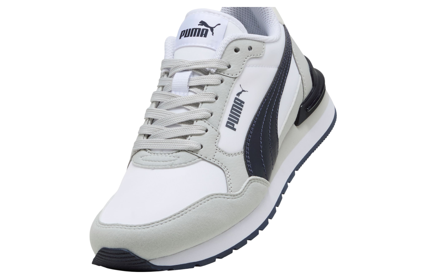 Puma ST Runner v4 Nylon GS White / New Navy / Cool Light Gray