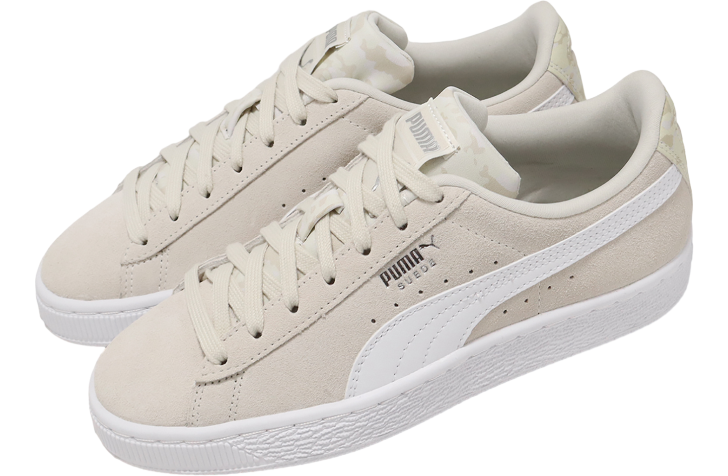 Puma Suede Camo WMNS Vapor Gray White