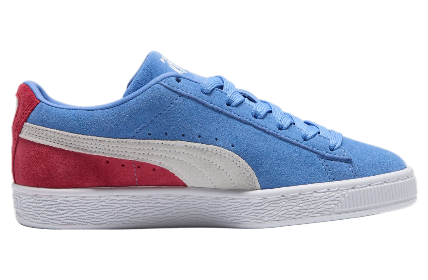 Red and blue pumas on sale