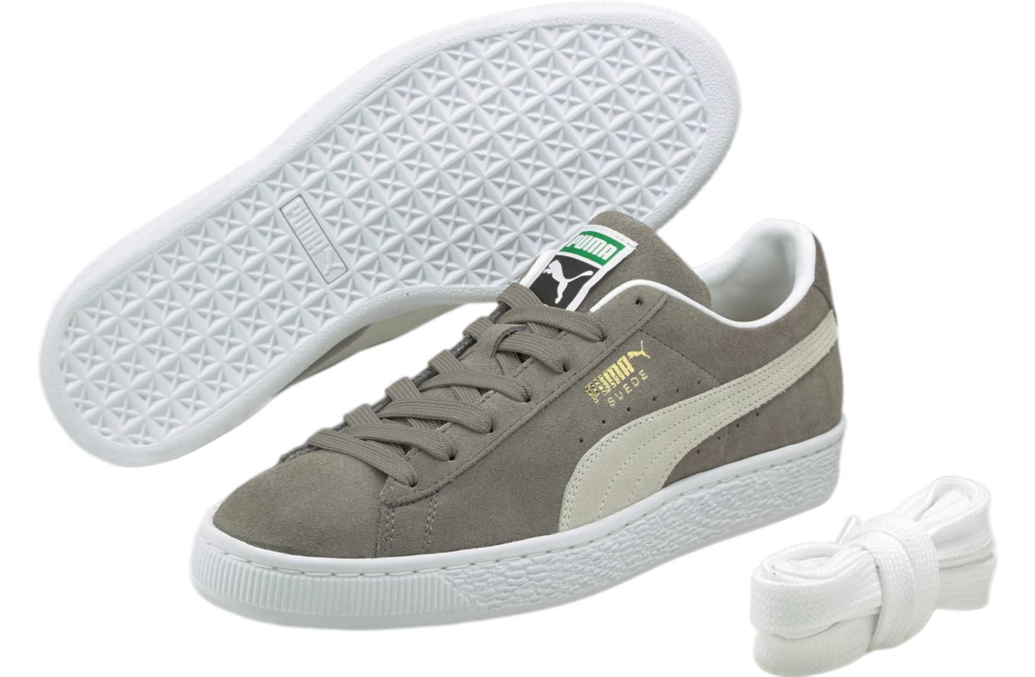 Puma Suede Classic Xxi Steel Gray / White