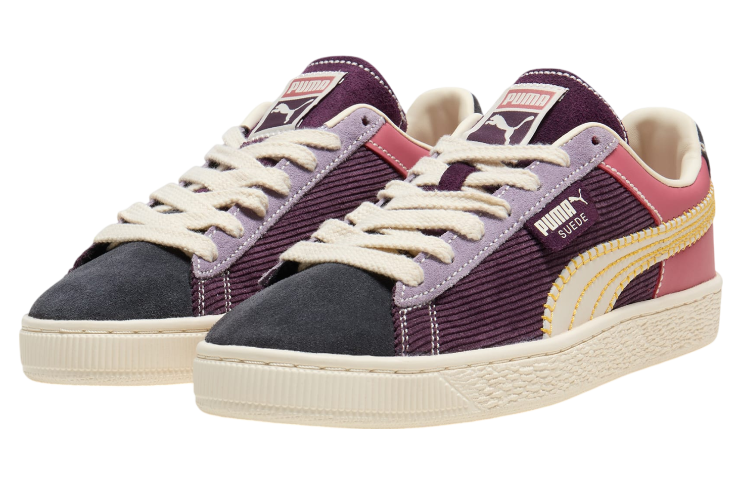 Puma Suede Crafted Flat Dark Gray / Midnight Plum