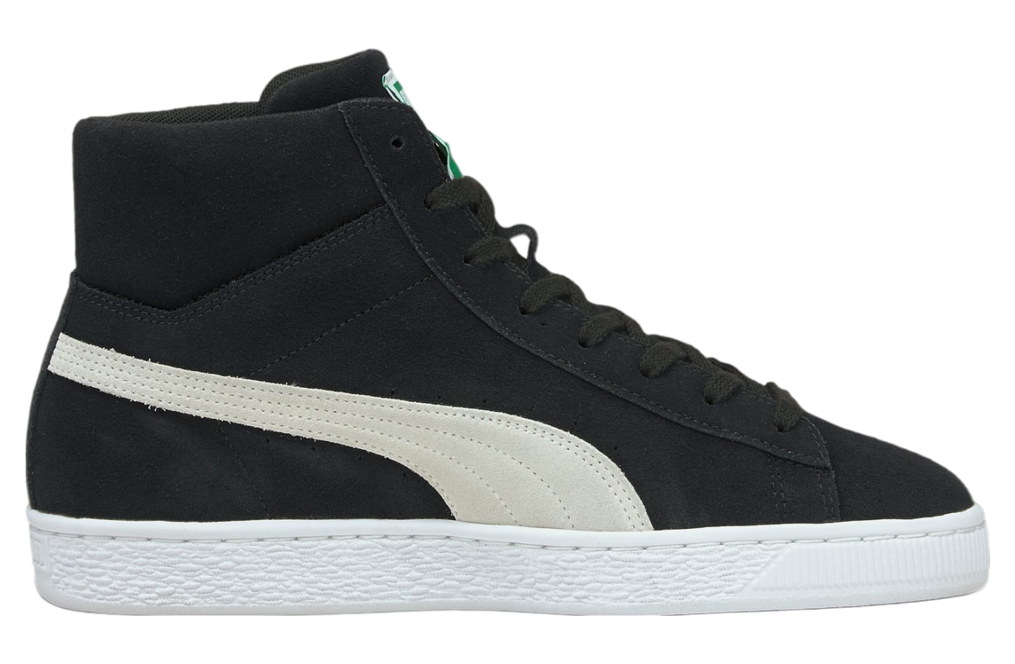 Puma Suede Mid XXI Black / Amazon Green