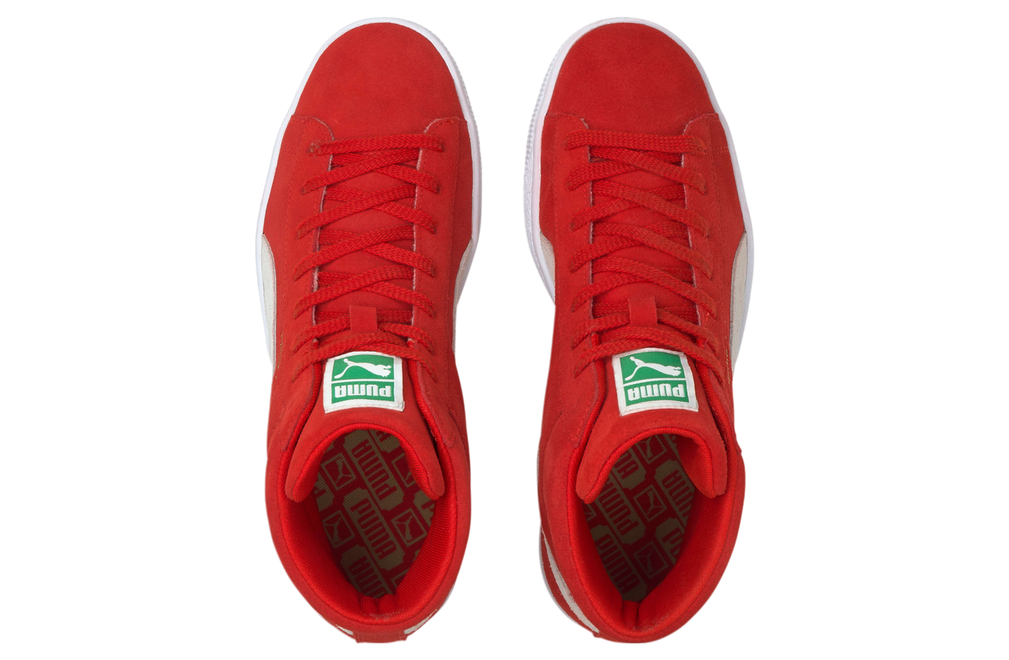 Puma Suede Mid XXI High Risk Red / White