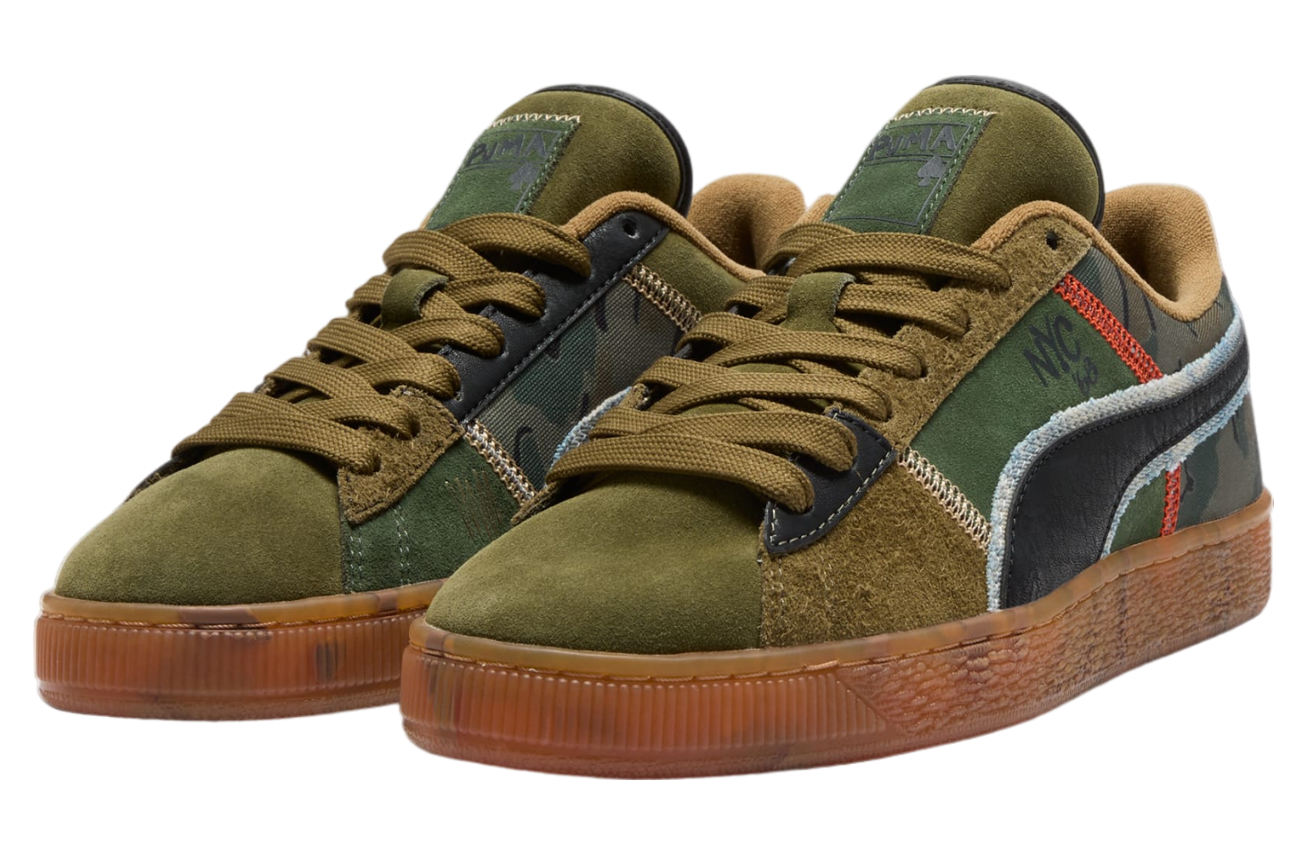 Puma Suede Peace And Love Flagship Olive Drab / Black