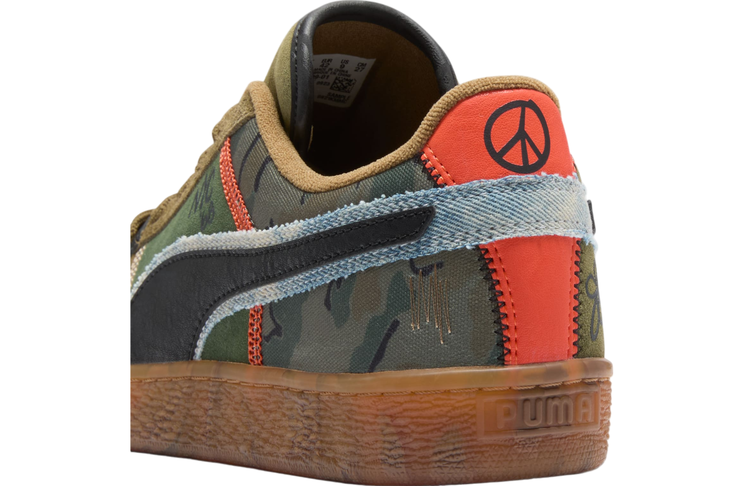 Puma Suede Peace And Love Flagship Olive Drab / Black