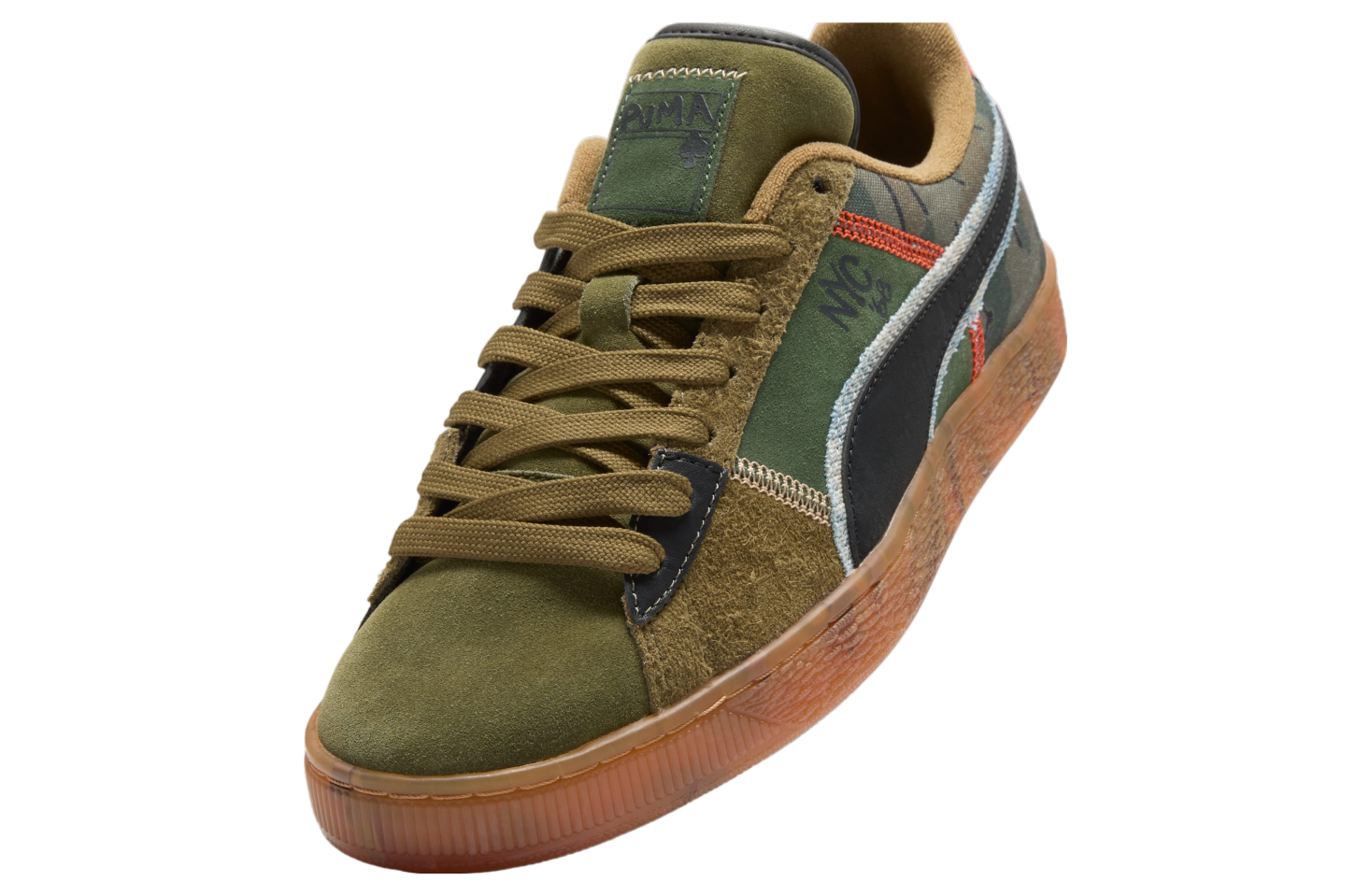 Puma Suede Peace And Love Flagship Olive Drab / Black