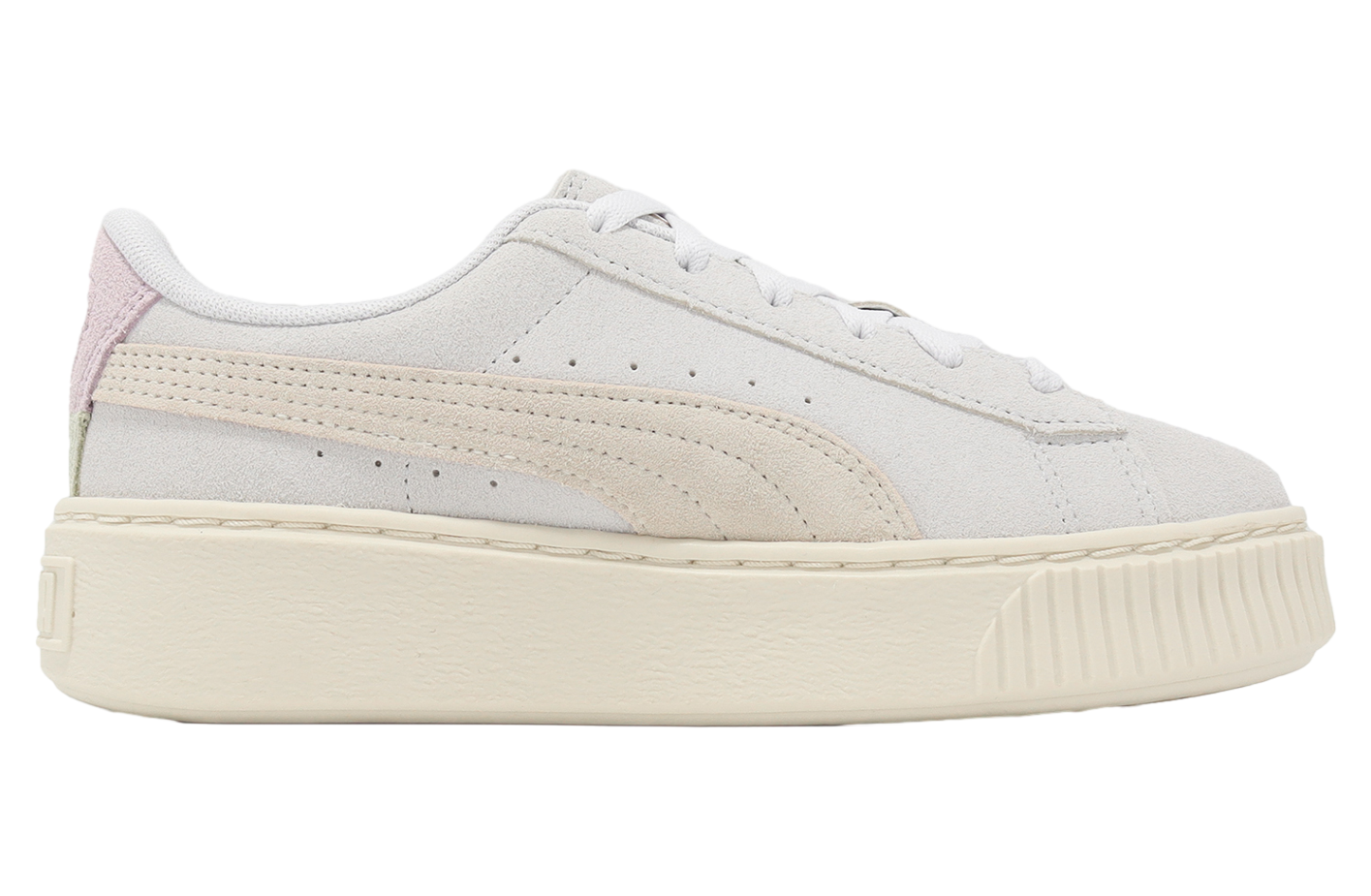 Puma Suede Platform Cutout WMNS Silvmist / Greenillu