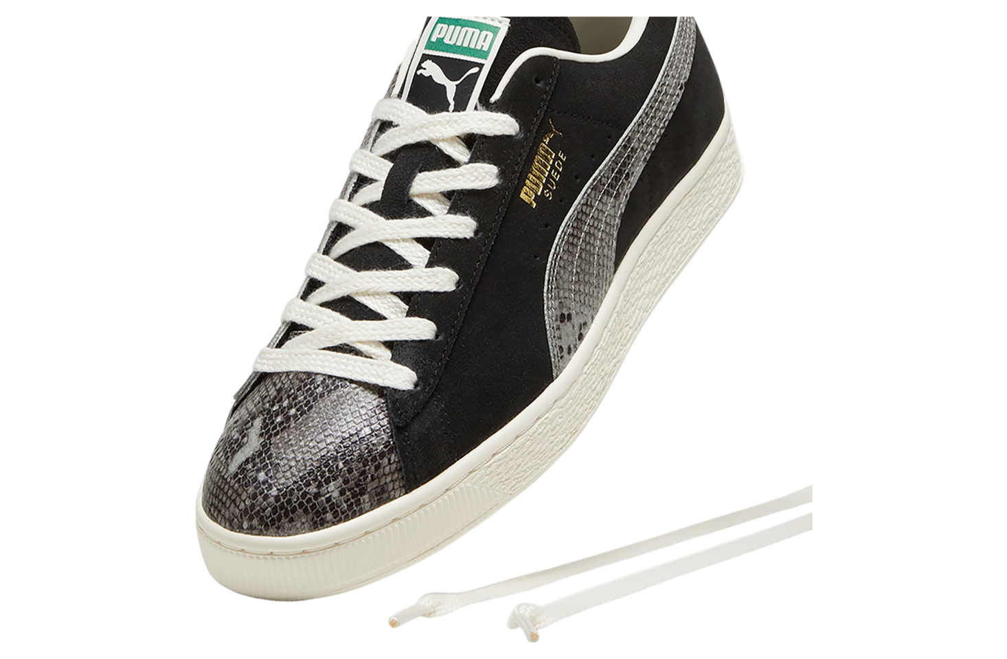 Puma Suede Split Black / Smokey Gray