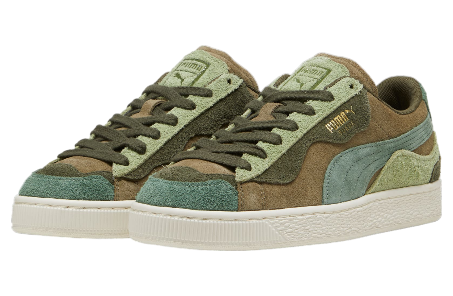 Puma Suede Trippy Olive / Calming Green