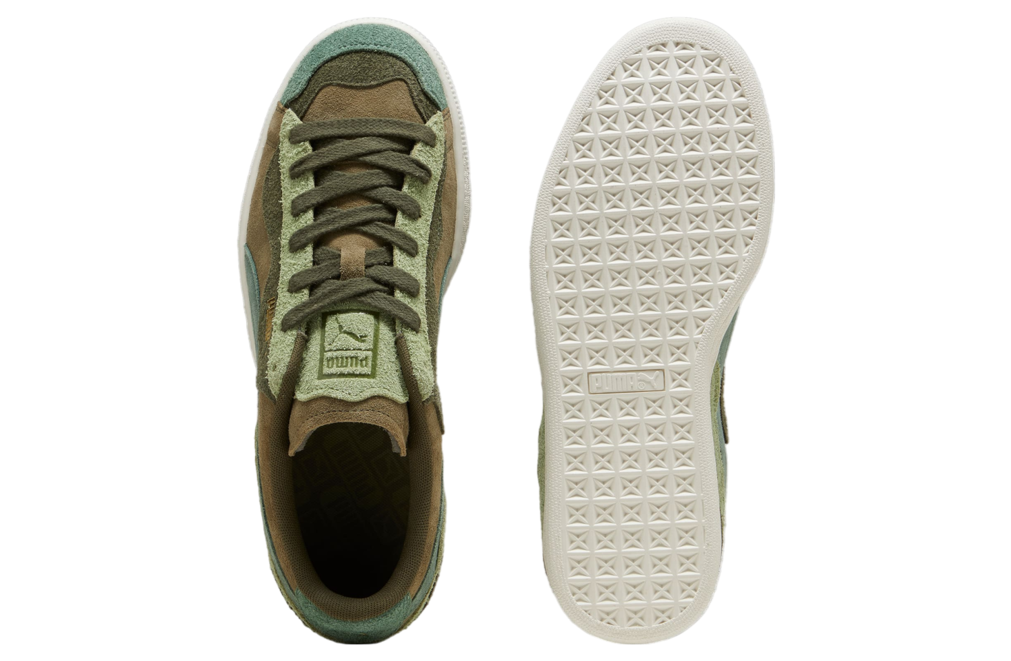 Puma Suede Trippy Olive / Calming Green