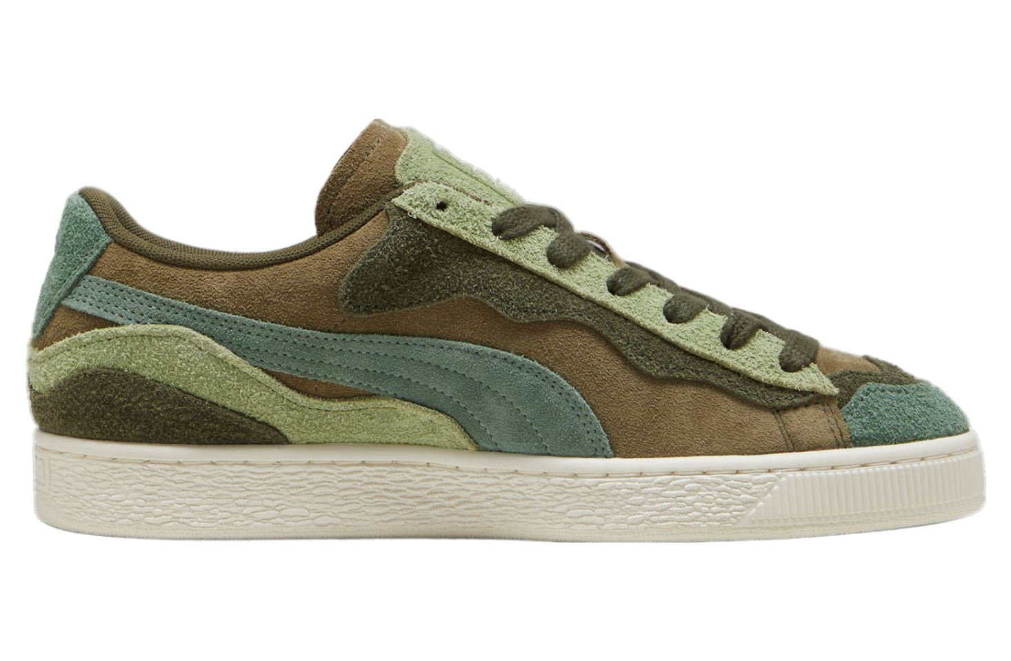 Puma Suede Trippy Olive / Calming Green