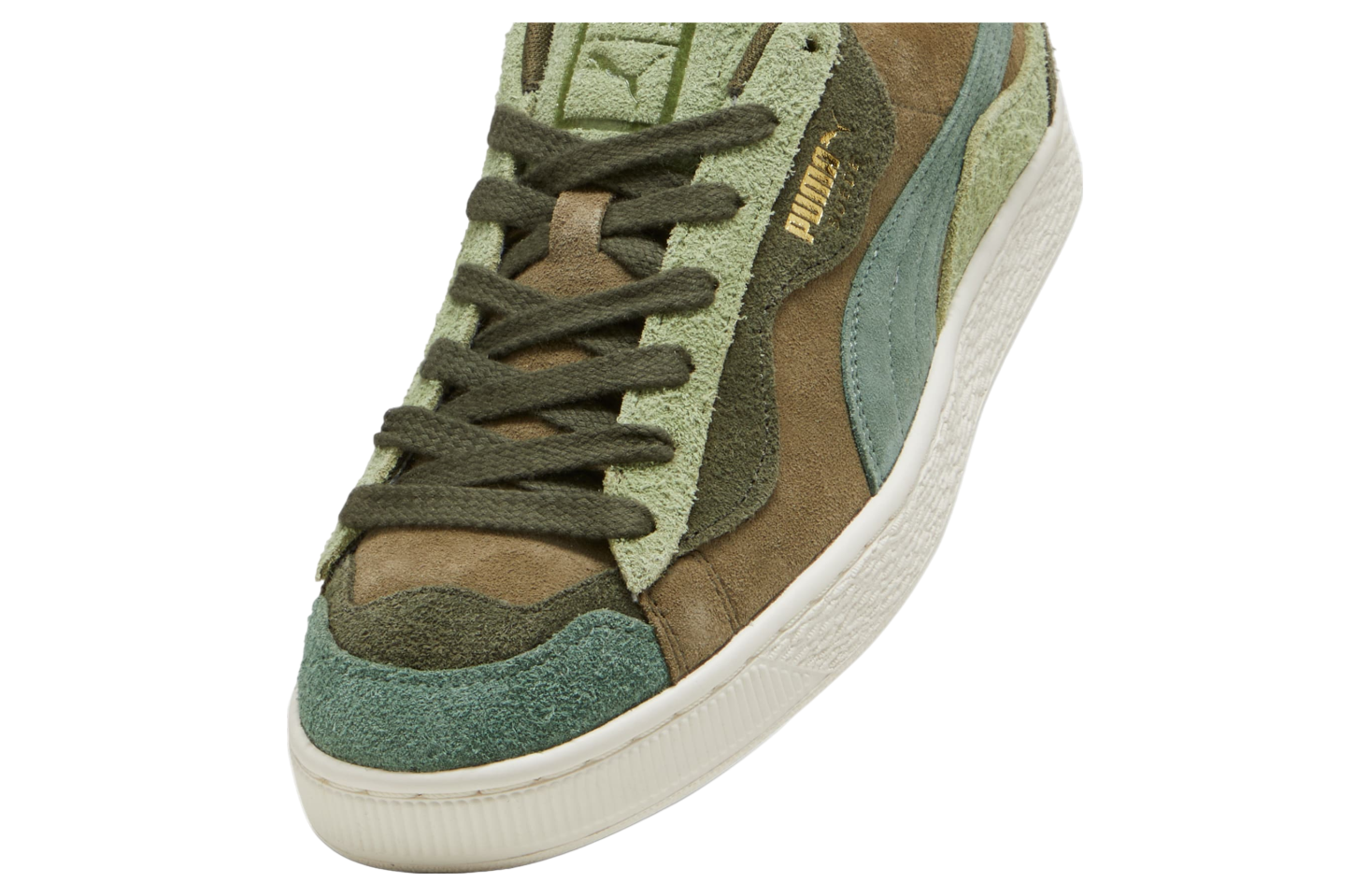 Puma Suede Trippy Olive / Calming Green