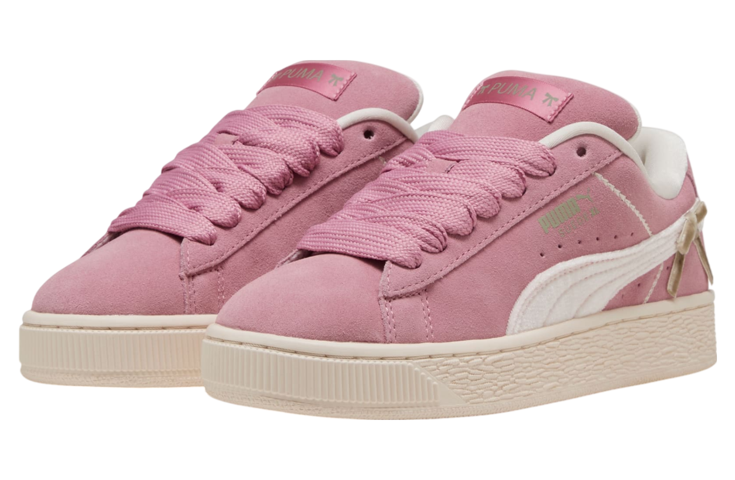Puma Suede XL Bowtique GS Poised Pink / Frosted Ivory