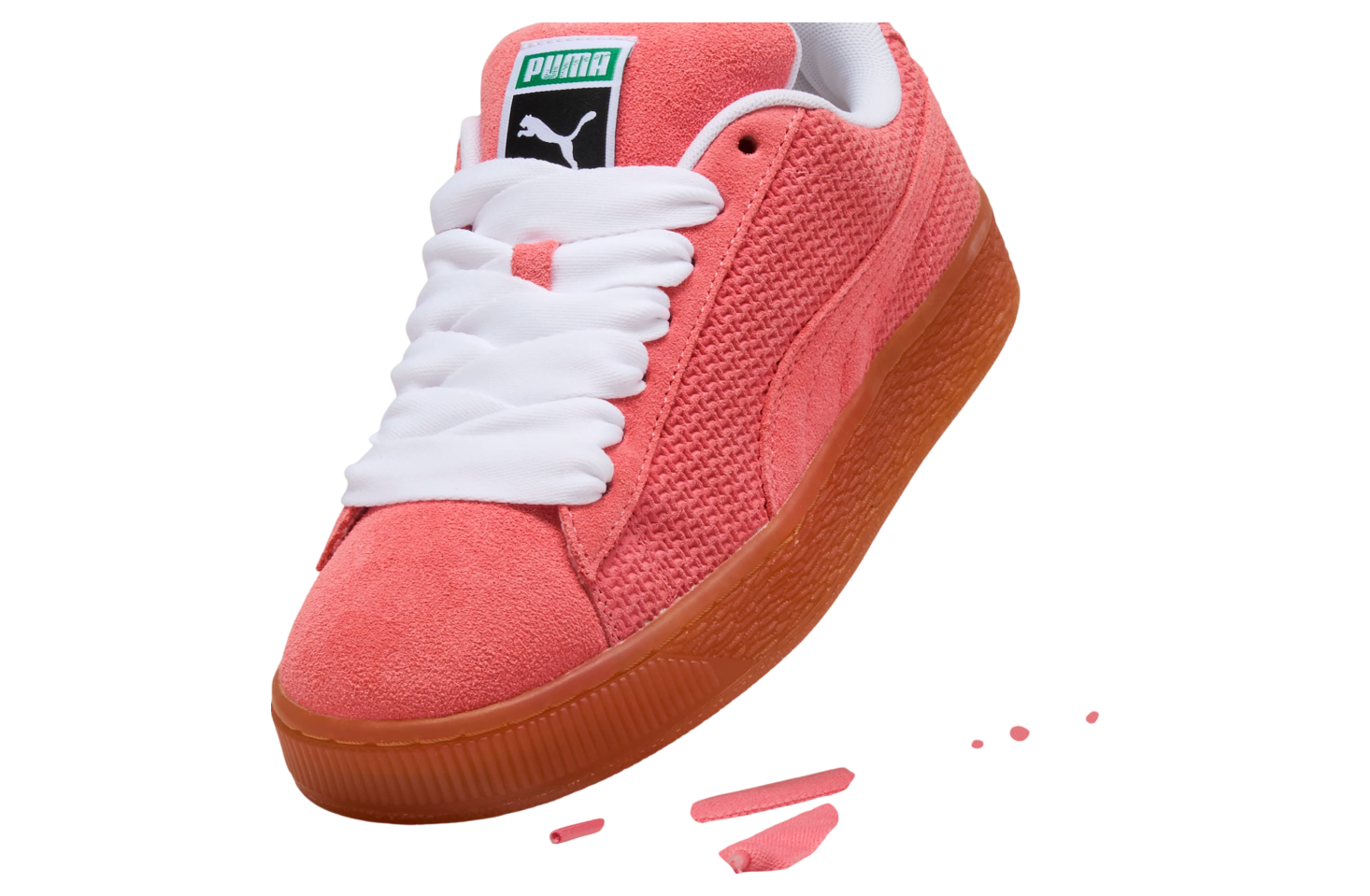 Puma Suede XL Braided WMNS Glowing Red / White
