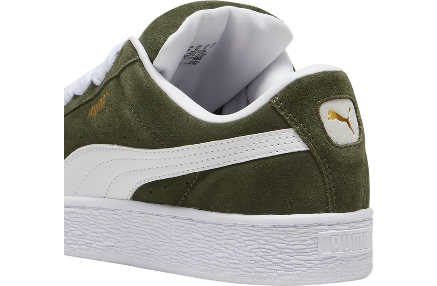 Puma Suede Xl Dark Olive / White