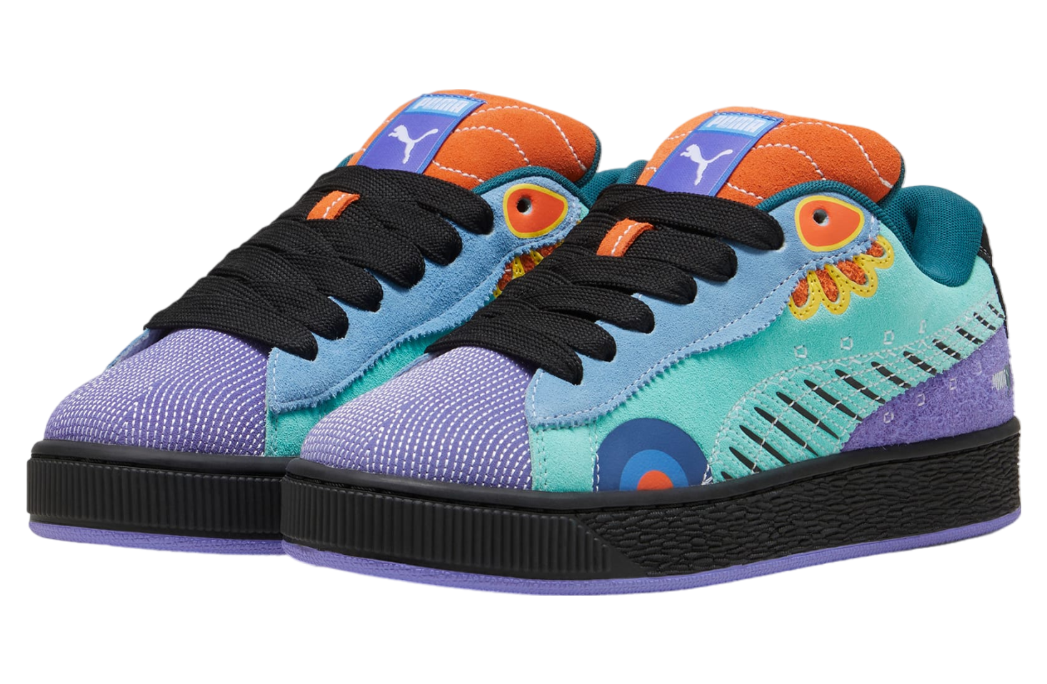 Puma Suede XL Dia De Los Muertos Mint / Dark Amethyst