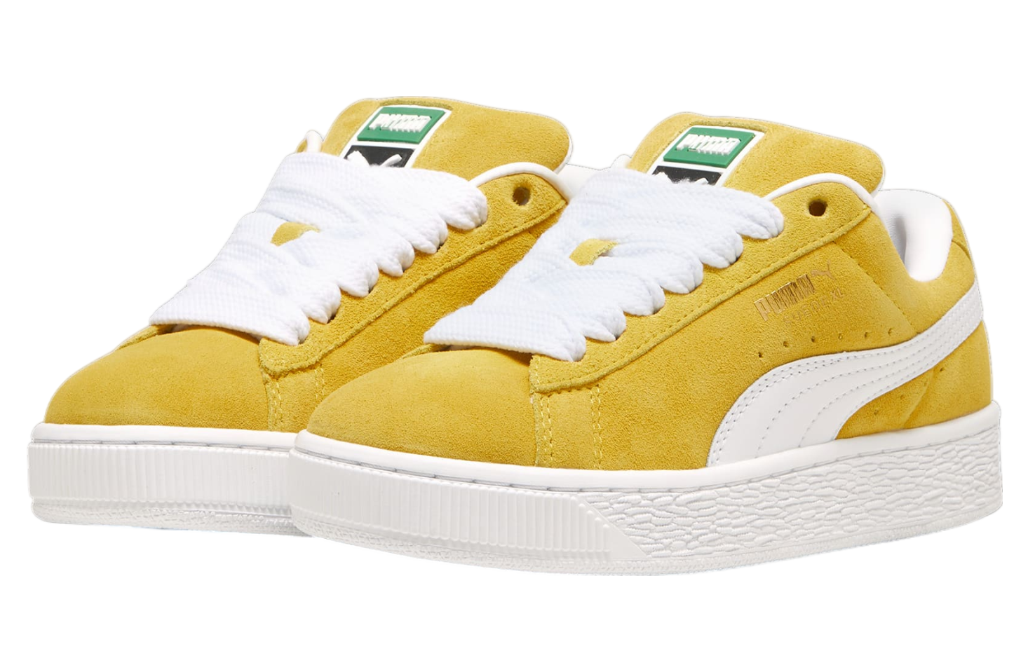 Puma Suede Xl GS Fresh Pear / White