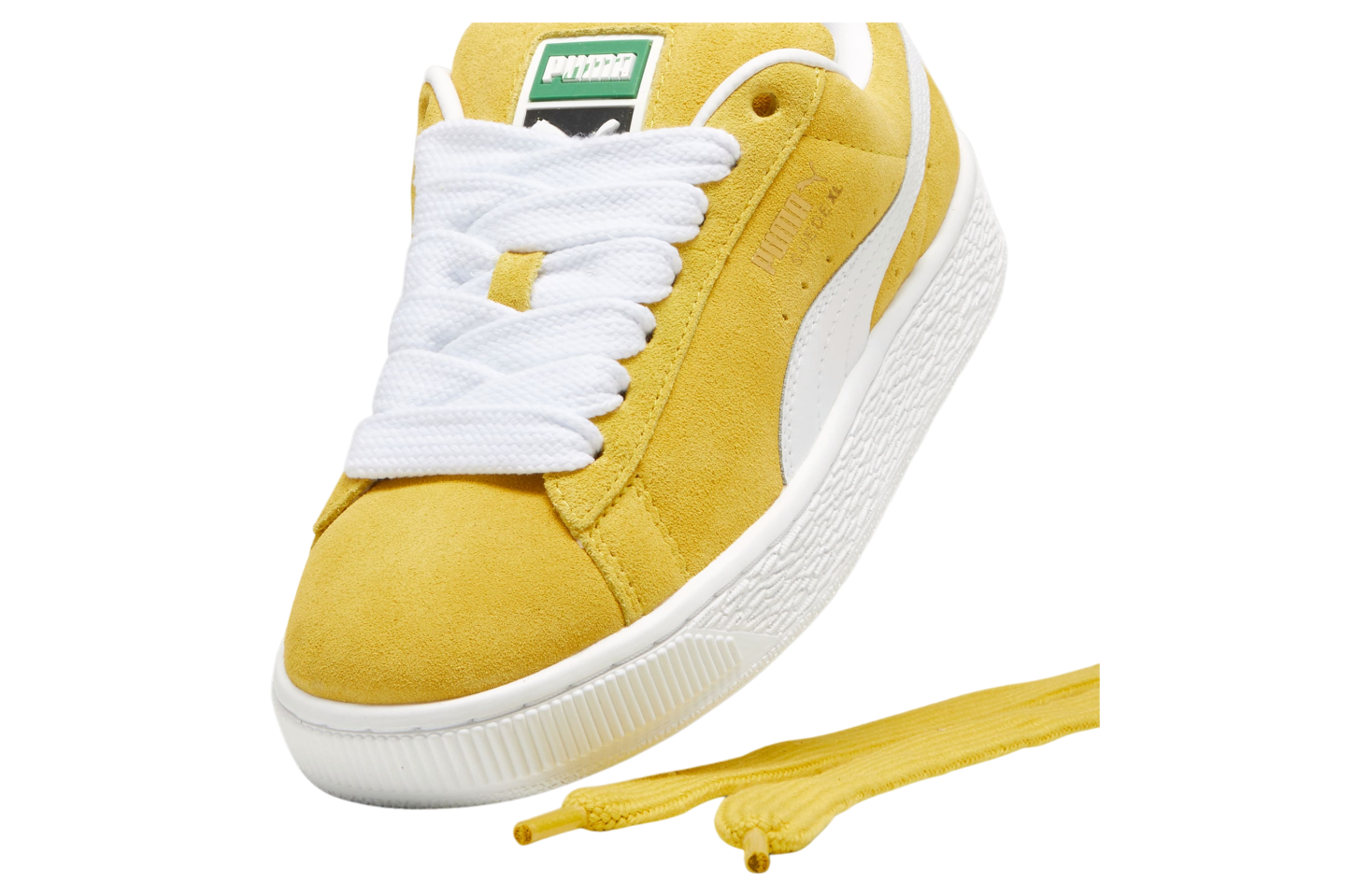 Puma Suede Xl GS Fresh Pear / White