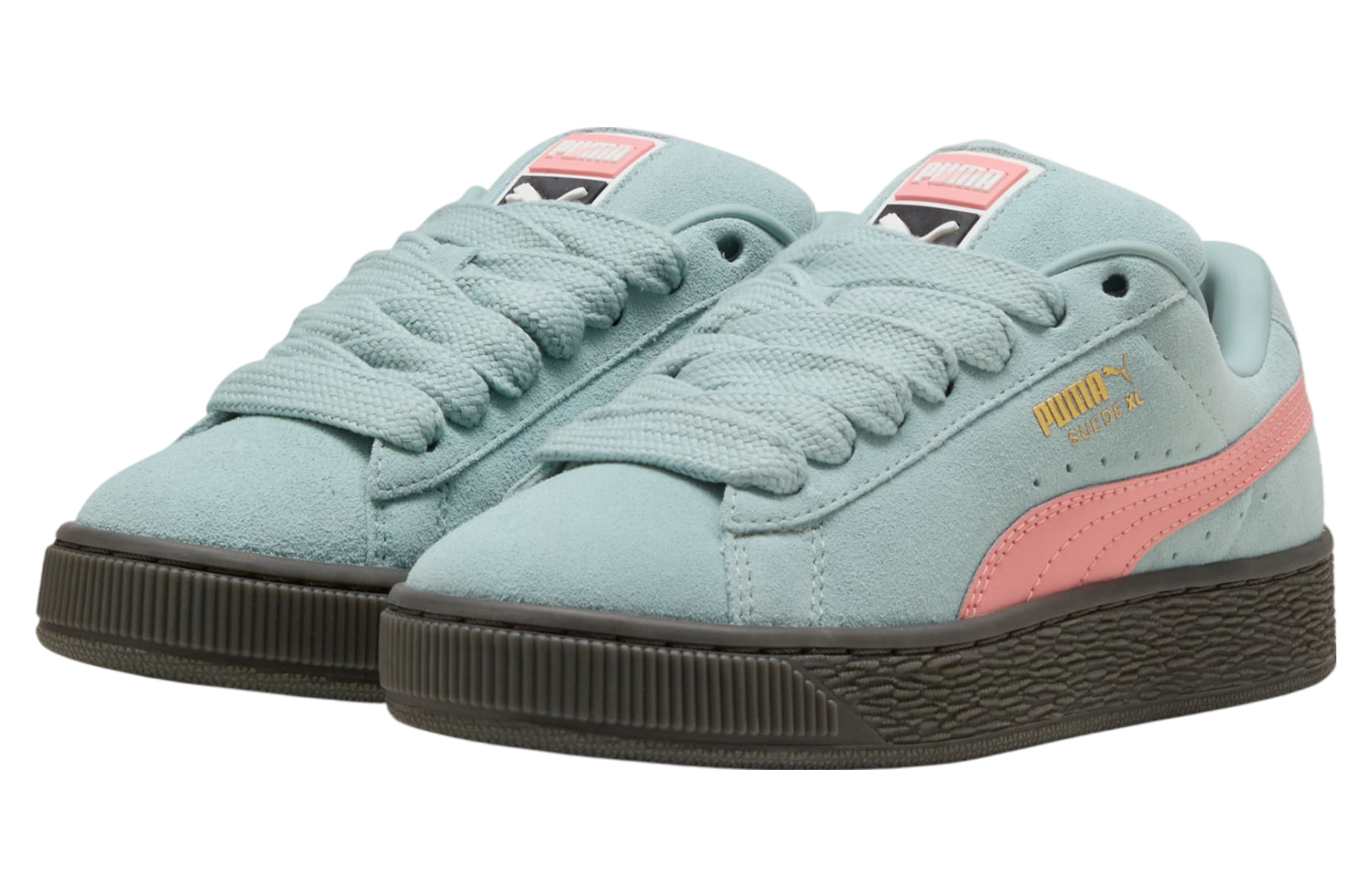 Puma Suede Xl Gs Modern Mint / Pink Fruit